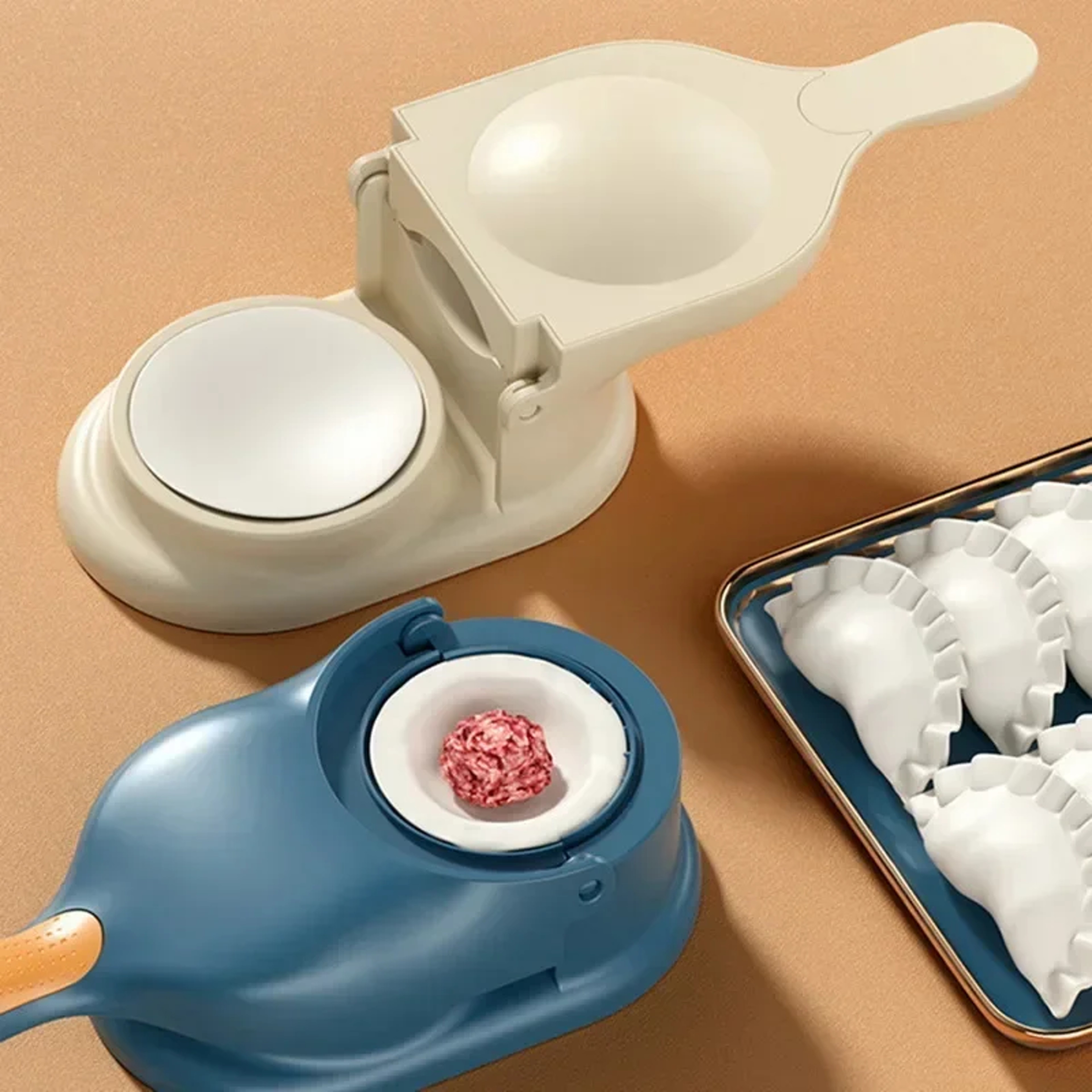 DIY Dumpling Maker Kit, Dough Skin Molder, Presser for Home Cooking, Kitchen Gadgets – view 2