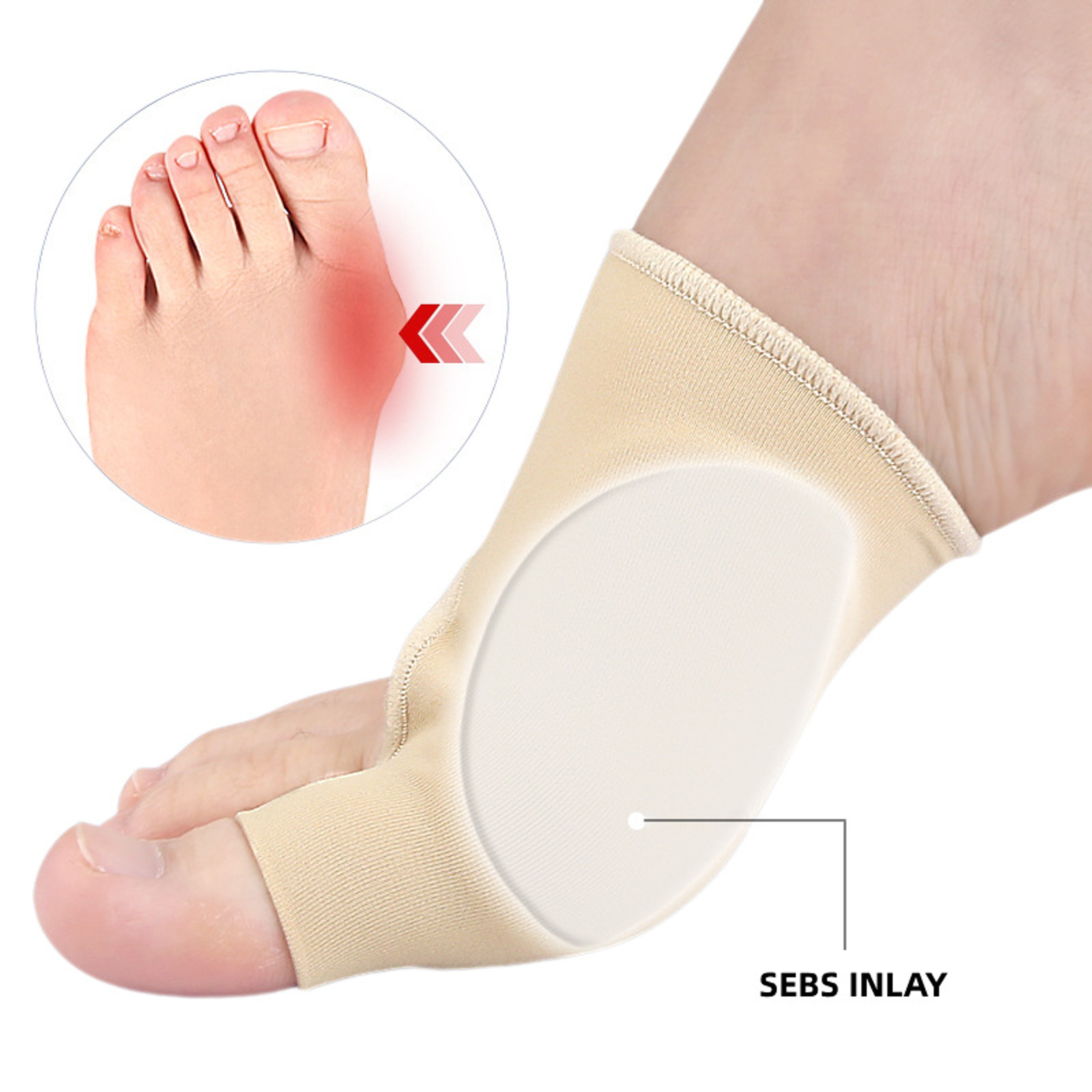 Foot Care Toe Separator, Hammer Toe Straightener, Hallux Valgus Bunion Corrector, Orthopedic Pedicure Tools – view 4