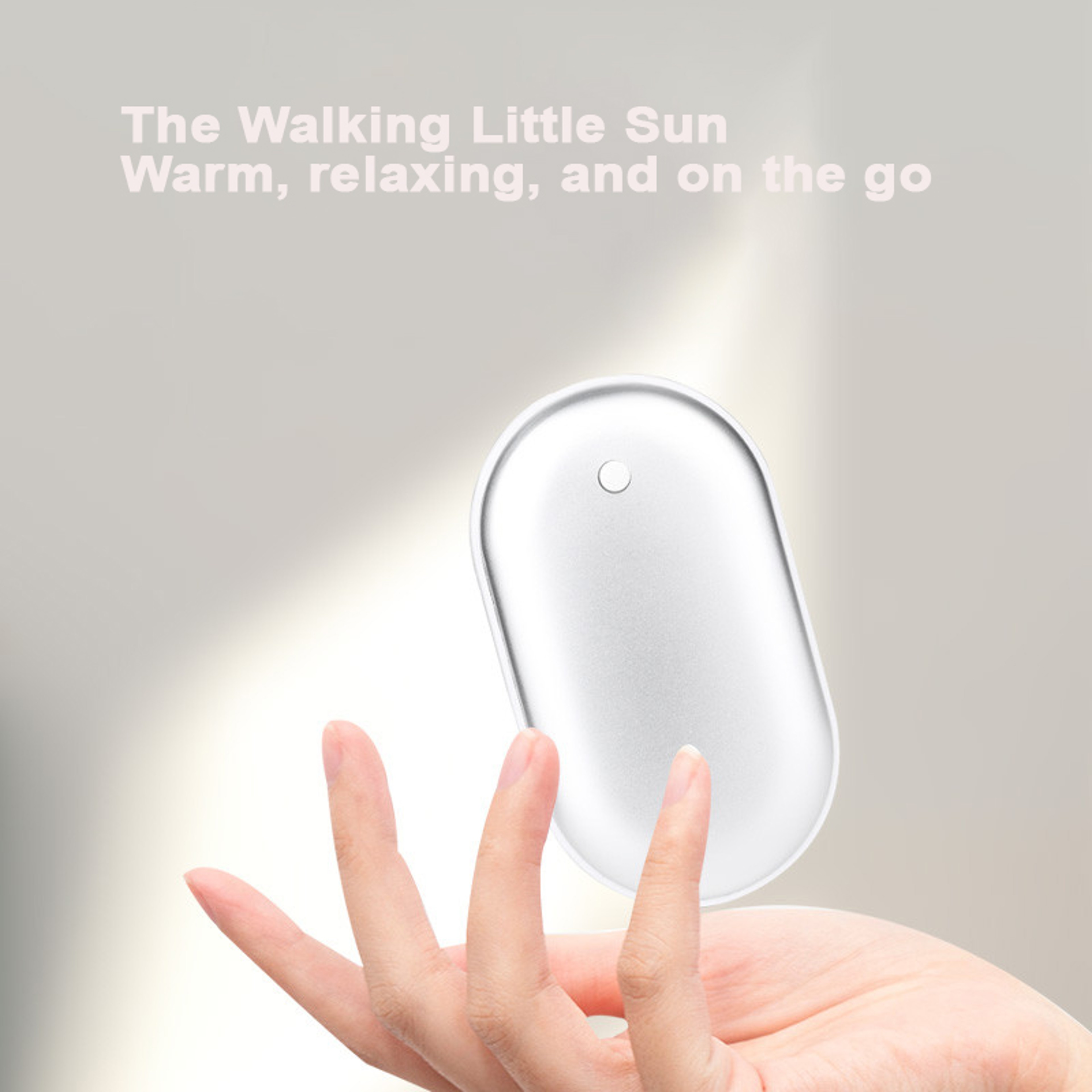 Double Sided Heating Hand Warmer Ultra Thin, Temperature Levels, One Click Switch, Versatile Hand and Abdominal Warm – view 3