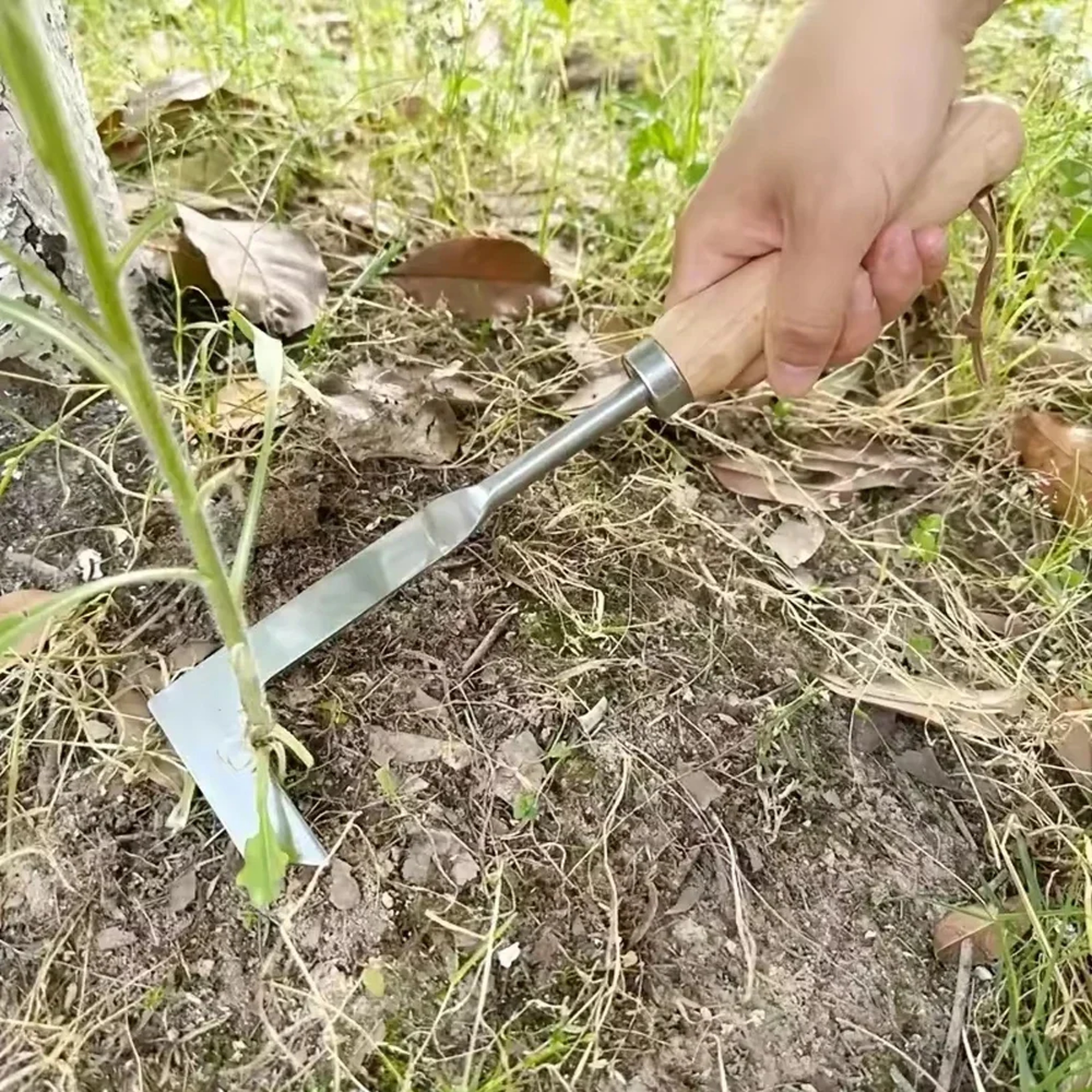 Durable Blade Weed Removal Ergonomic Manual Tool For Cracks Upgraded Carbon Steel Weeder For Lawns  0