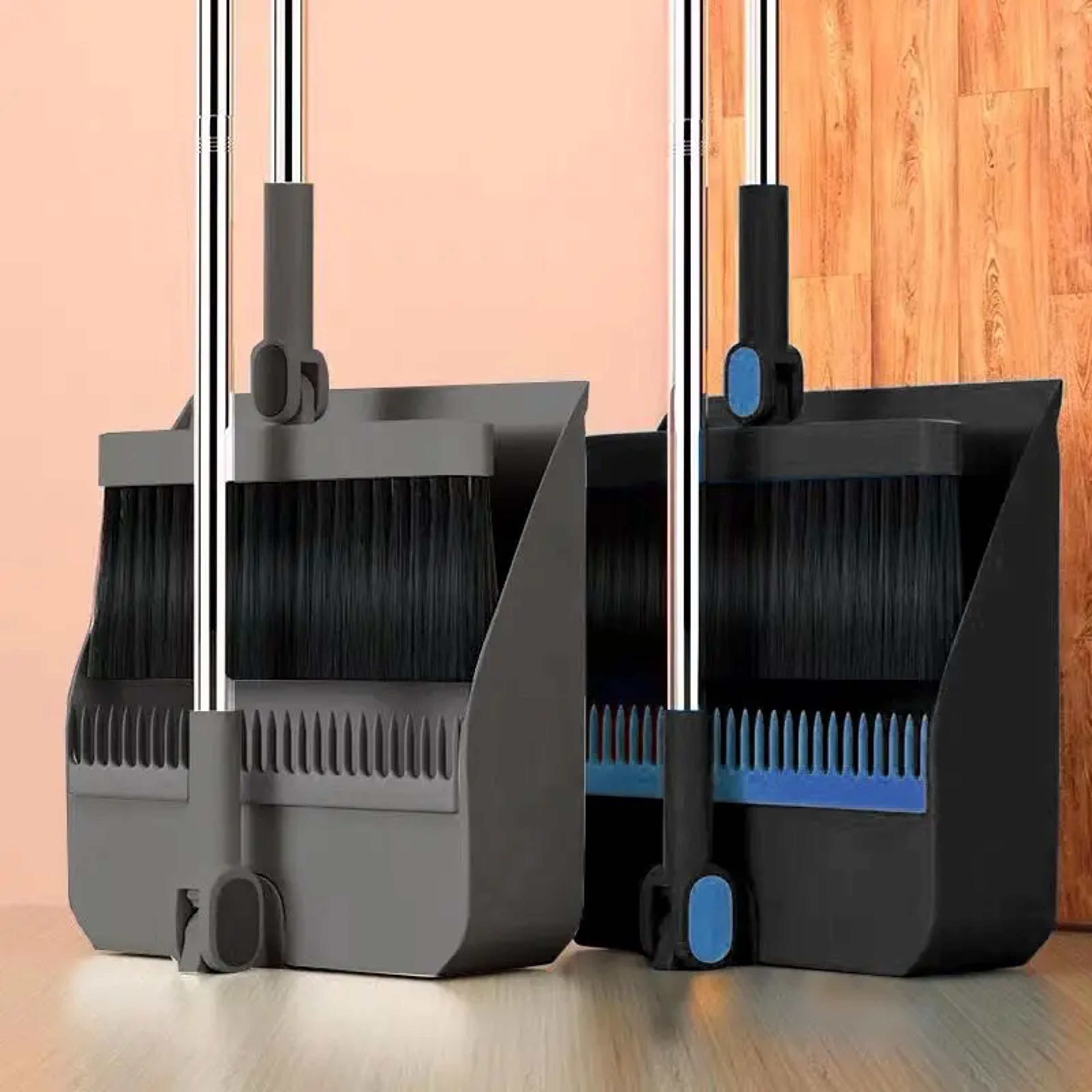 Individual Sweep Broom Dustpan Set Household Broom Brush Head Sweeping Garbage Shovel 1