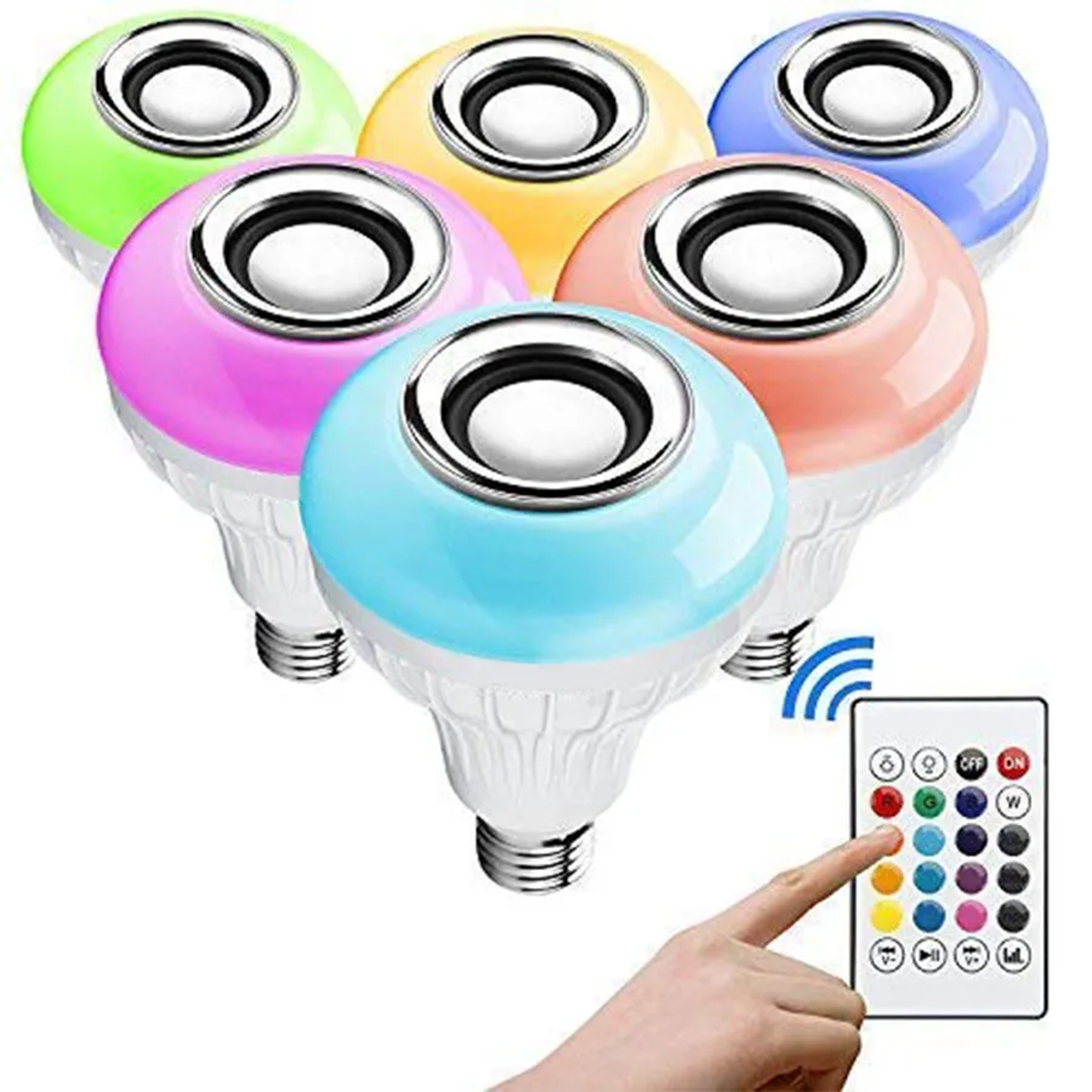 Color Changing RGB Lamp Bluetooth Speaker Music Bulb Remote Control Light Bulb For Bedroom 2