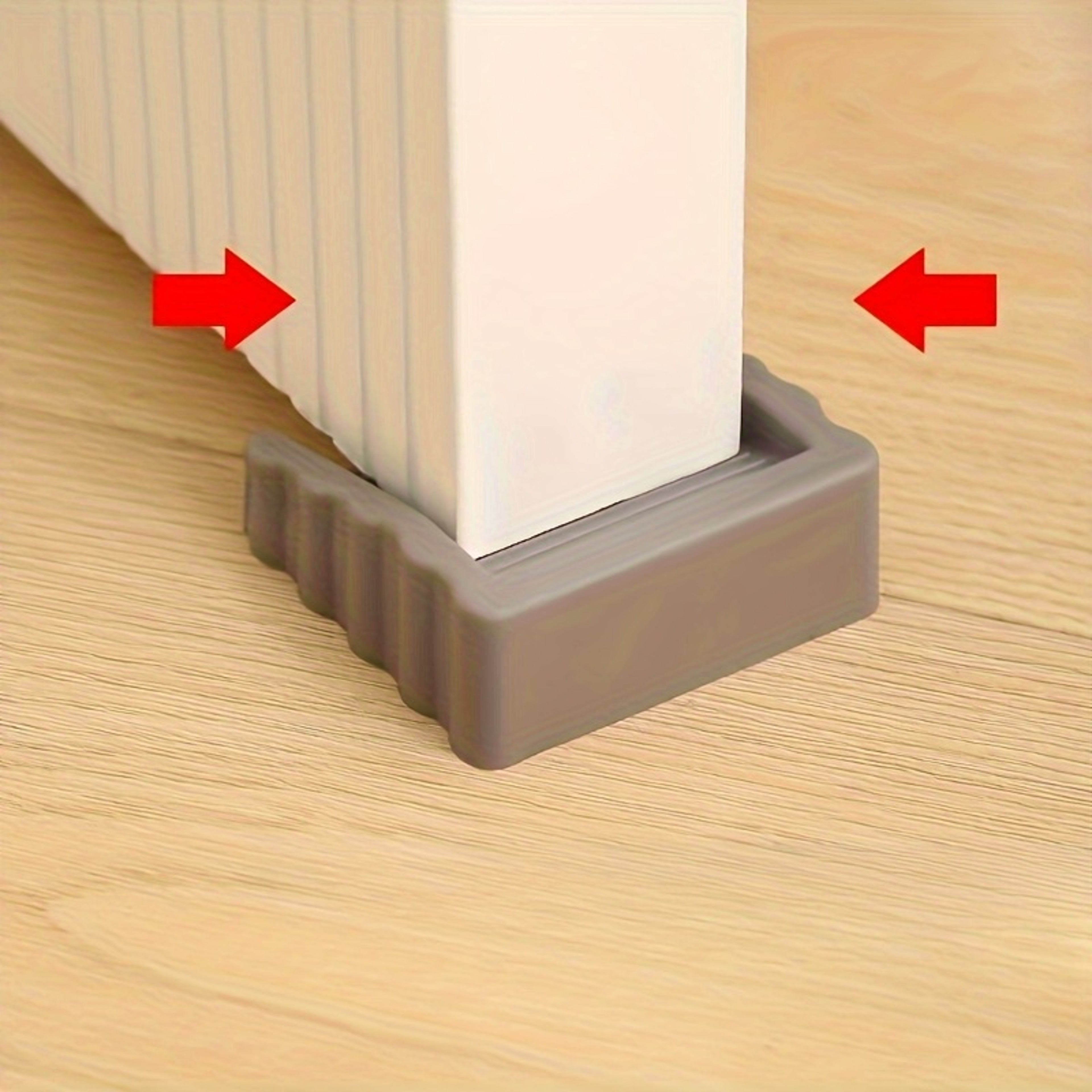 Impact Stopper Rear Retainer Rubber Stops Safety Silicone Door Block Wedge 1