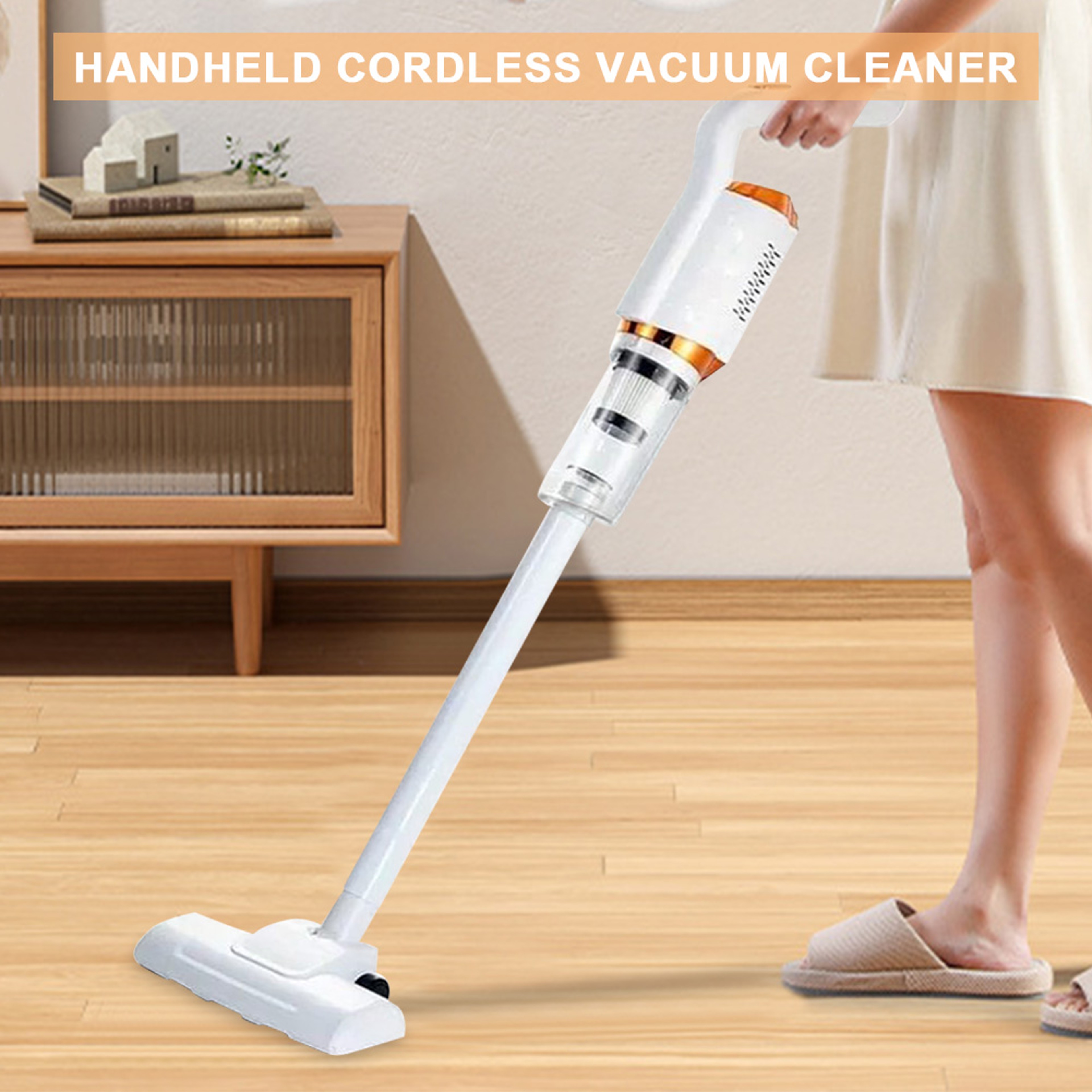 USB Rechargeable Wireless Handheld Vacuum Cleaner Large Suction Cordless Vacuum For Home Car Pet 3