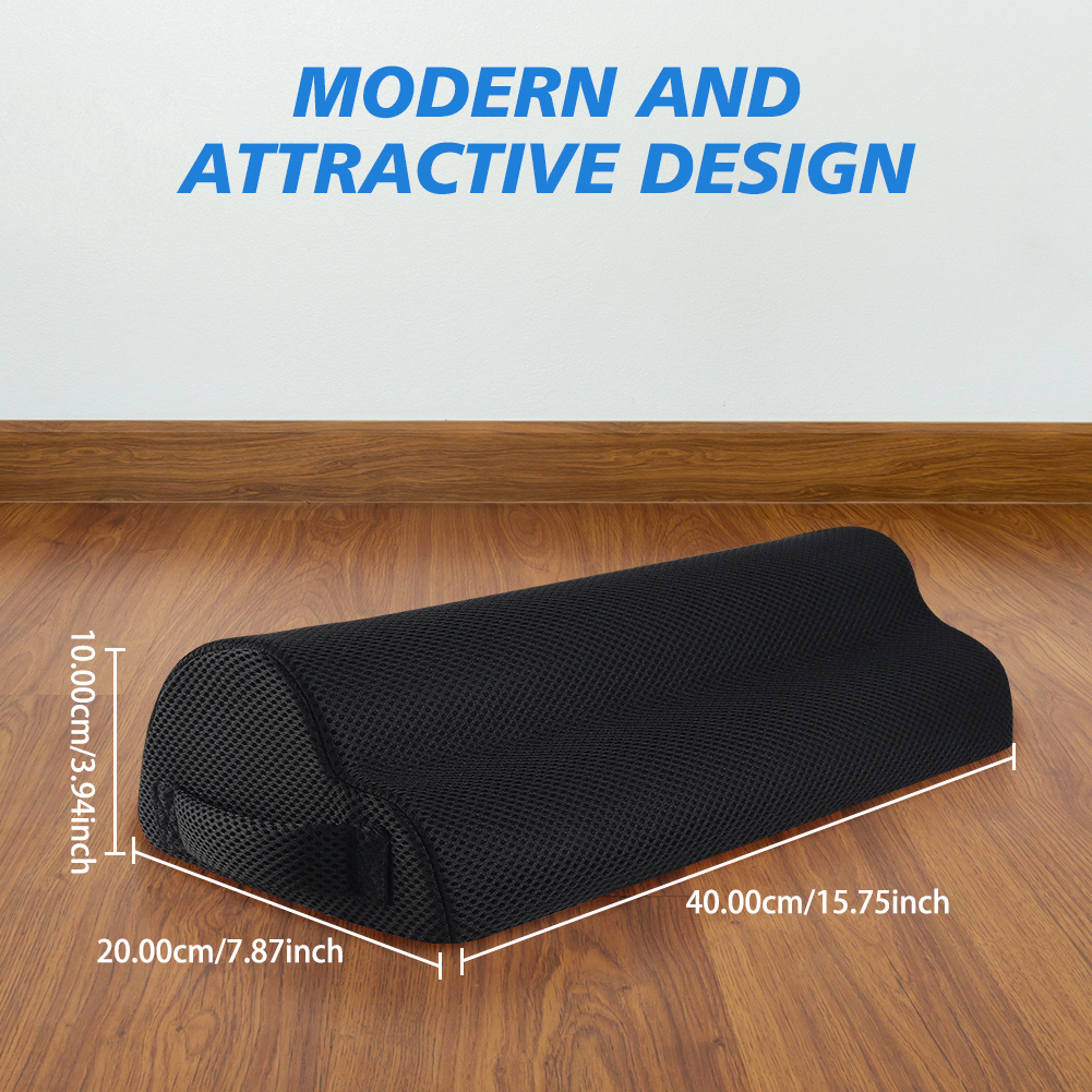Under Desk Footrest, Memory Foam Office Foot Stool, Leg Elevation Pillow for Gaming & Office Comfort – view 2