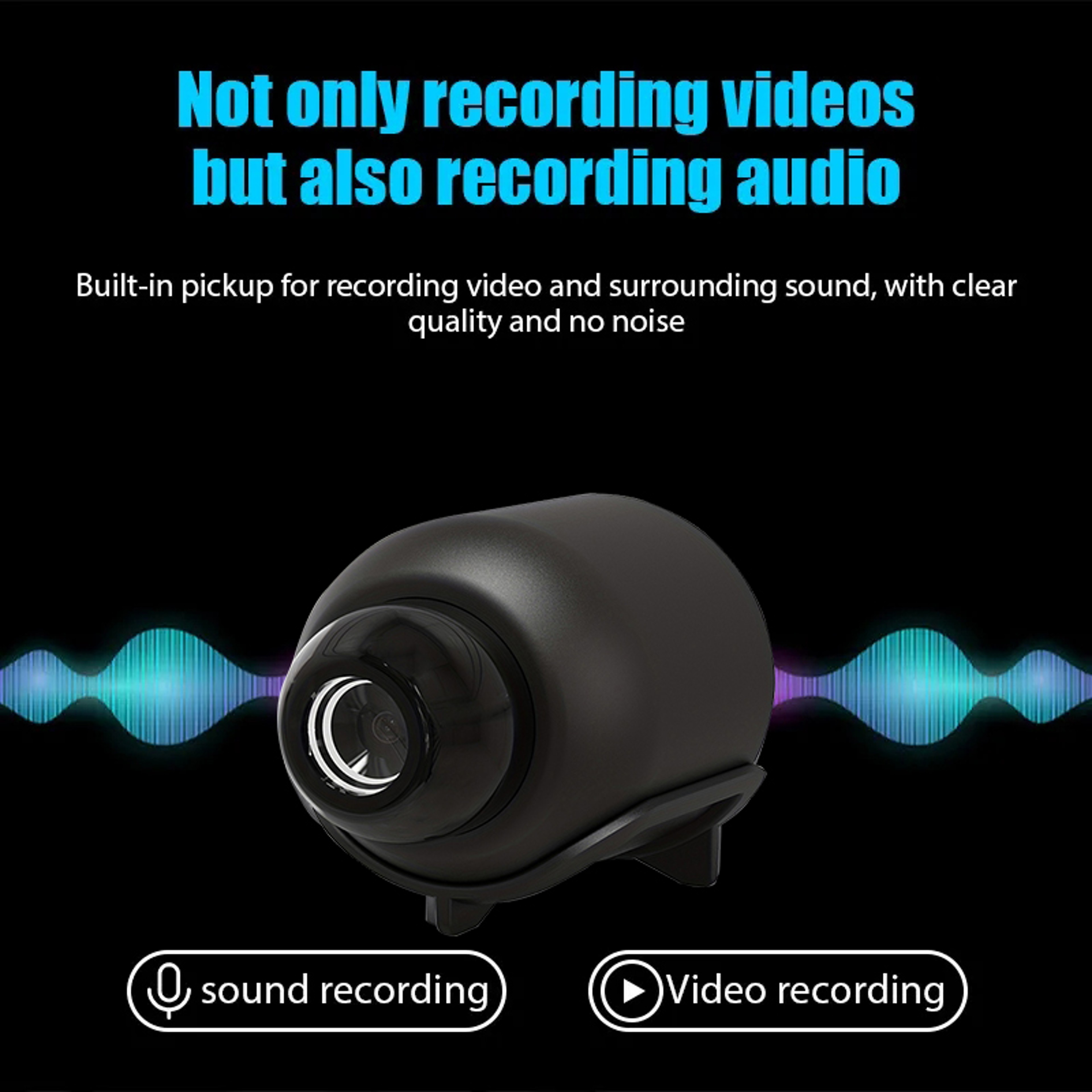 Portable New Mini Camera, Wireless Motion Detection, WiFi Surveillance Camera – view 2