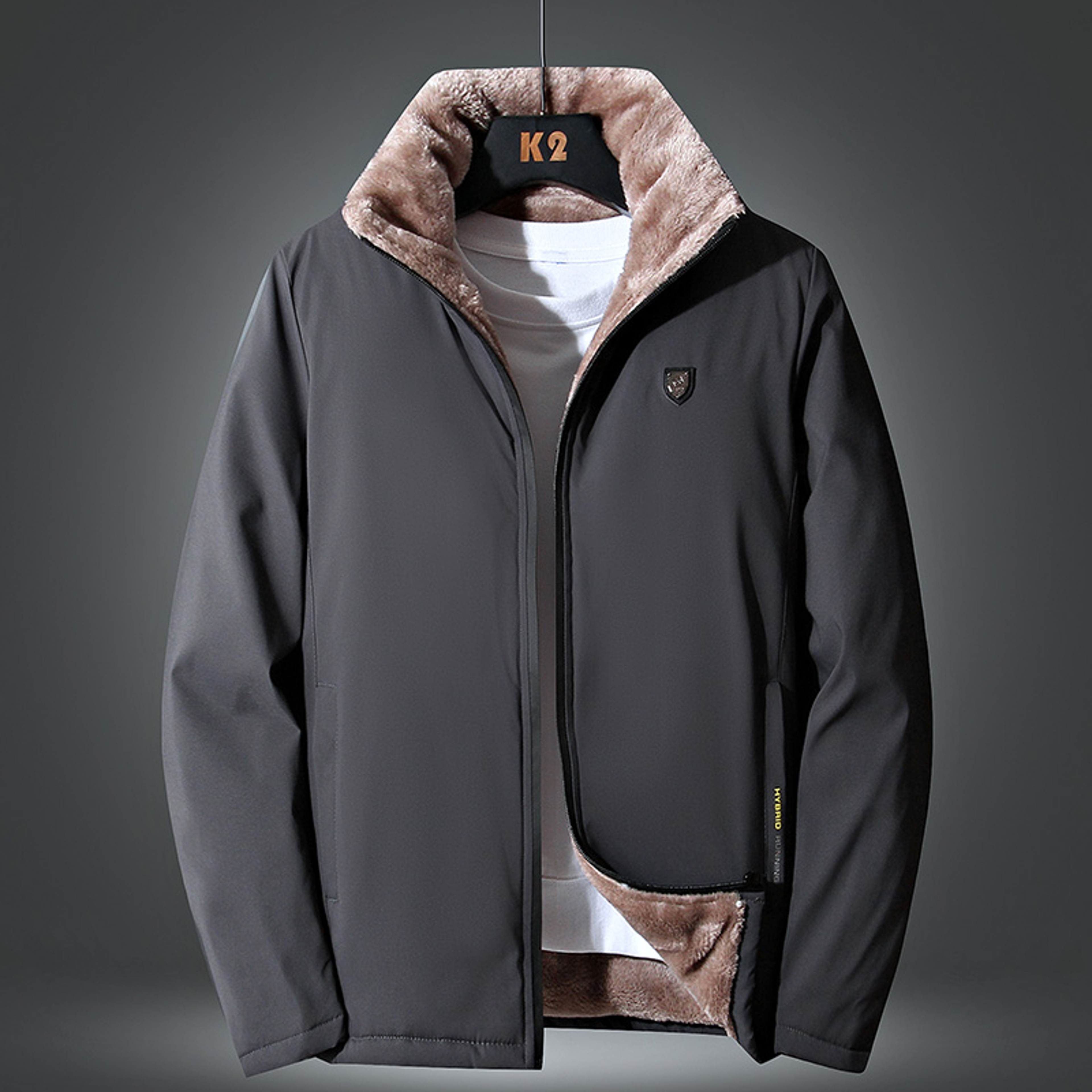 Men Fashion Casual Coat Men Winter Windproof Jacket Thick Fleece Outdoor Classic Jacket Men 0
