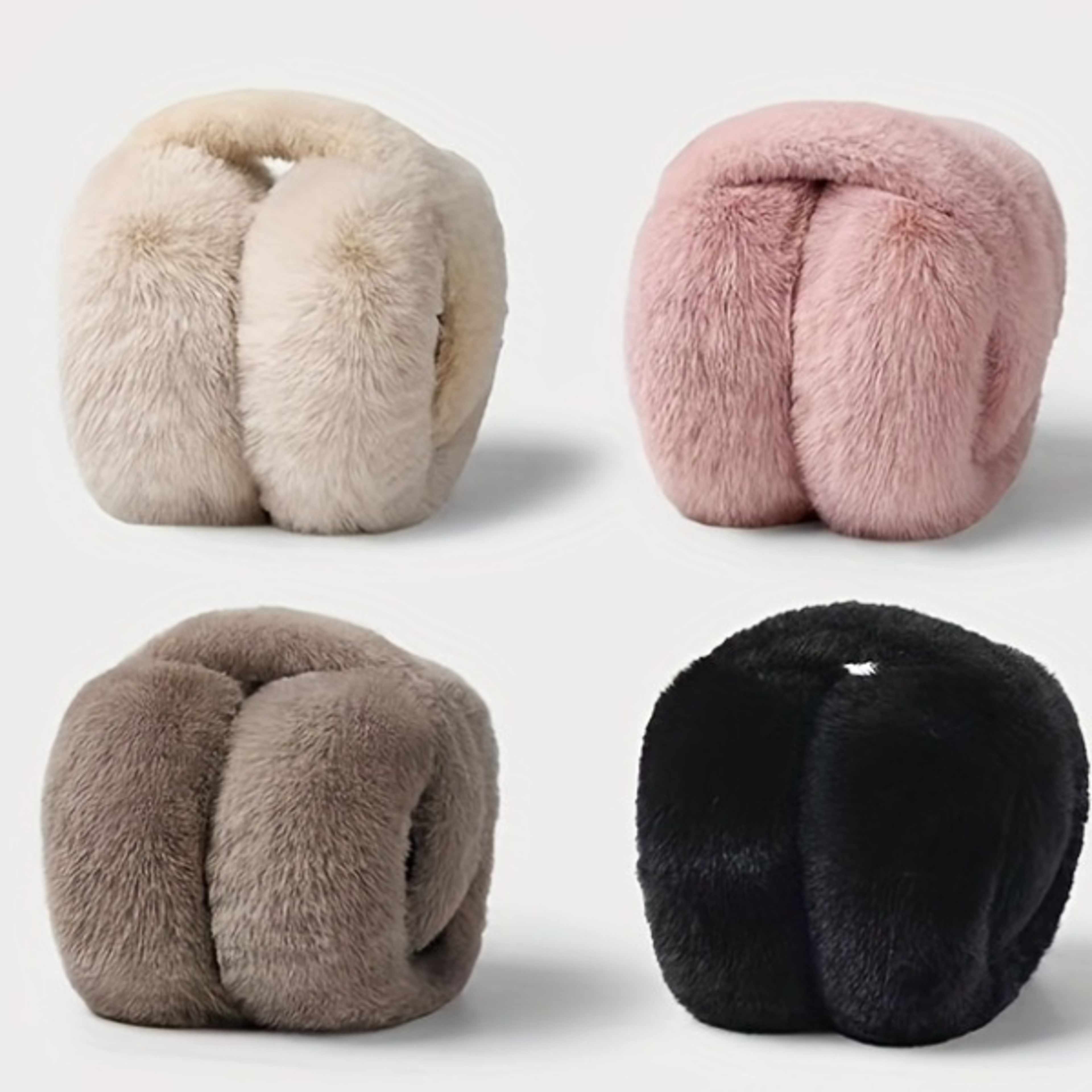 Winter Earmuffs for Women Men Solid Soft Plush Ear Keep Warmer Fashion Outdoor Earflap Protection