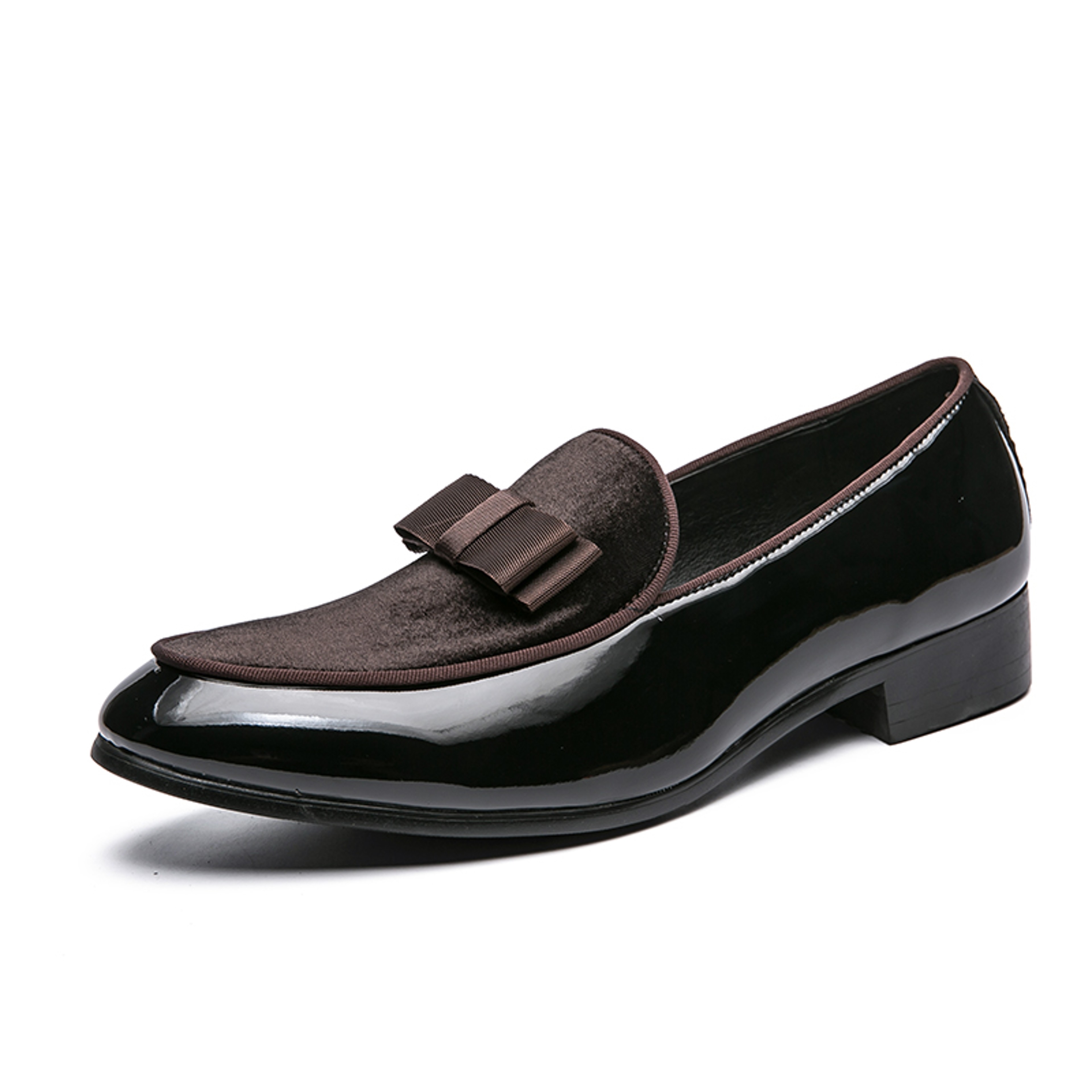 Men Casual Dress Shoes Luxury Design Suede Loafers Black Blue Red Monk Strap Shoes For Nightclub 8