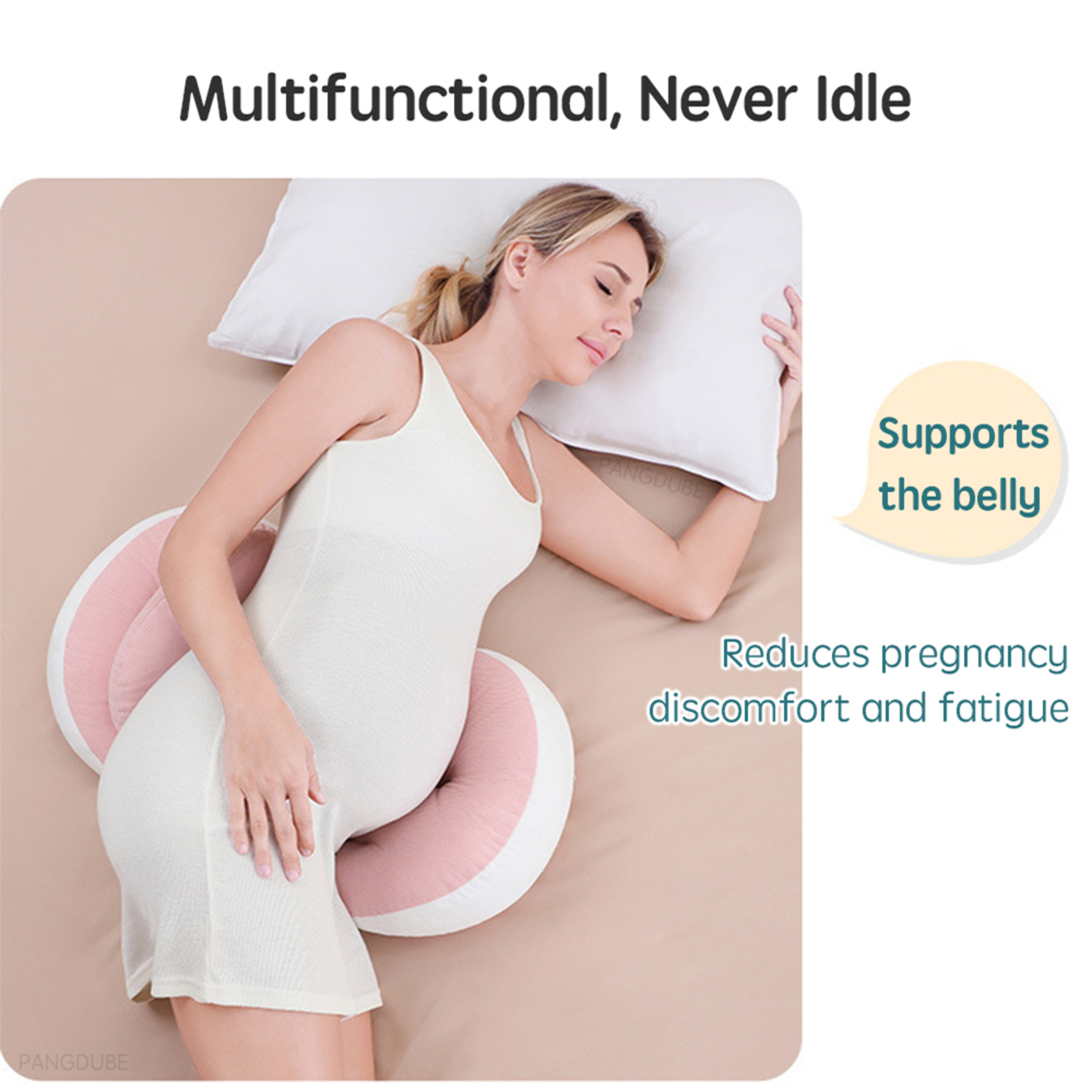 Cotton Waist Support Pillow For Pregnant Women Pregnancy Body Pillow With Free Auxiliary Pillow 1