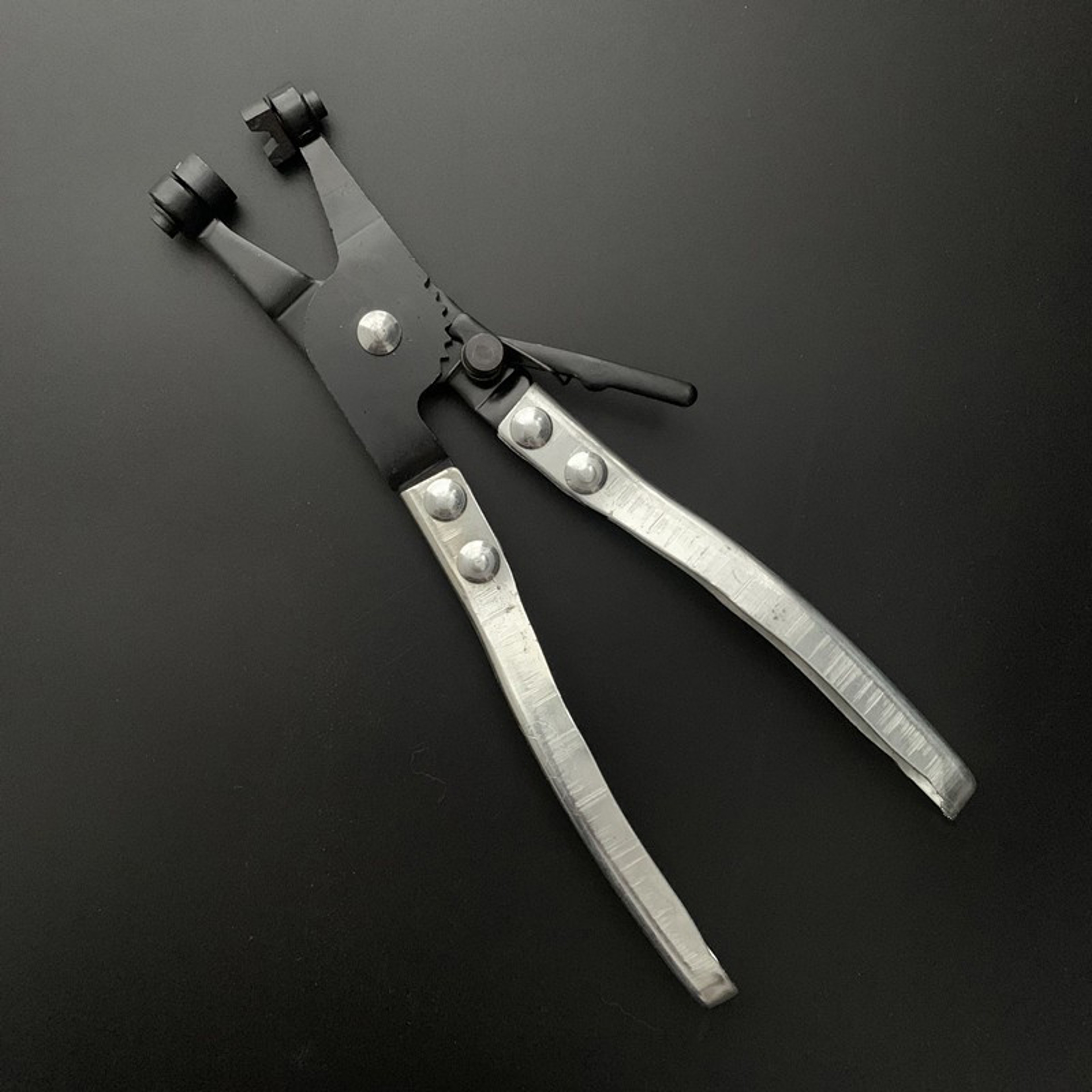 Car Water Pipe Hose Repair Tool, Tube Bundle Hoop Clamp Pliers, Flat Band Ring Pliers with Plastic Handle – view 7