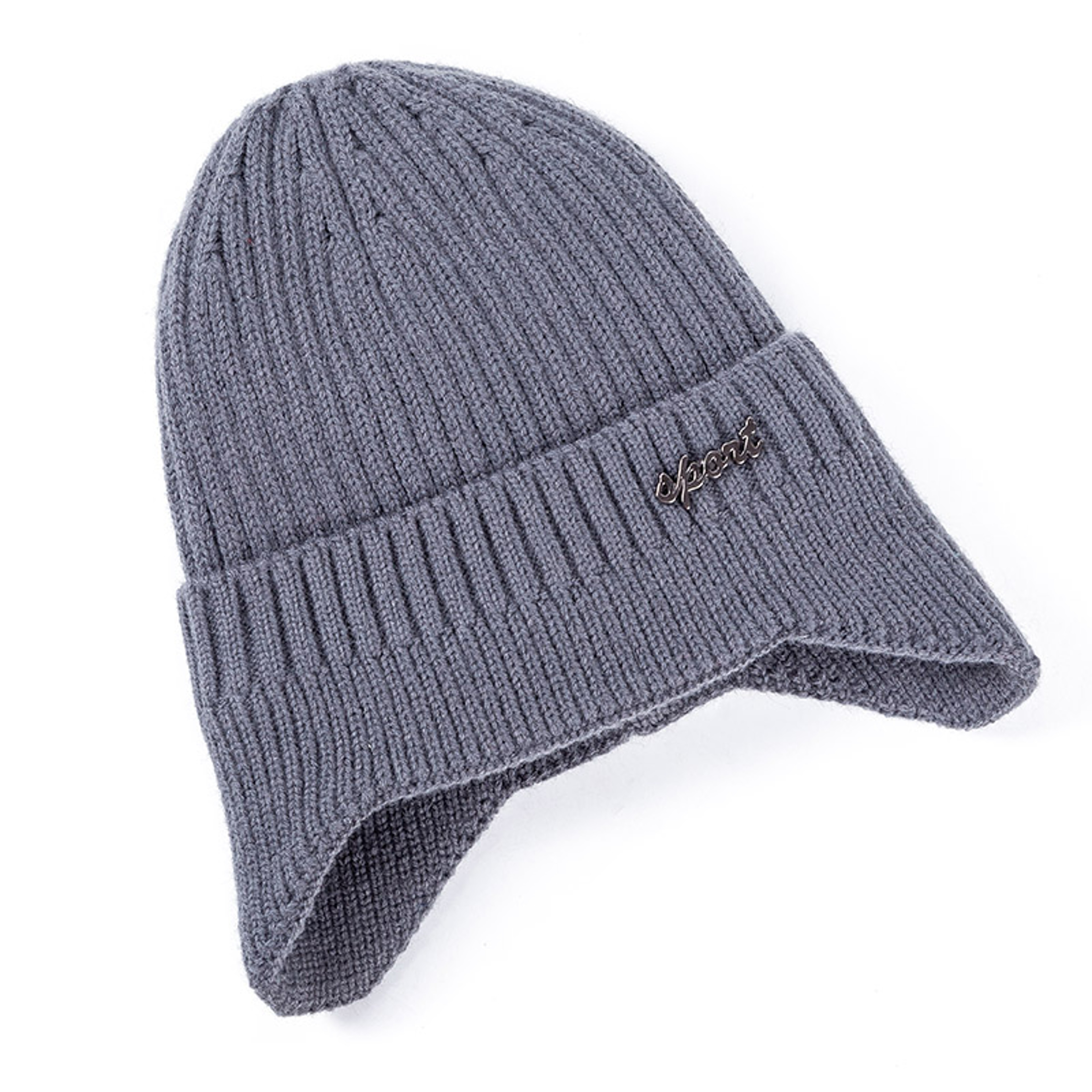 Stylish Soft Beanie Hat Classic Knit Earflap Hat For Men Women Ear Protection Winter Hats Warm Cap  2