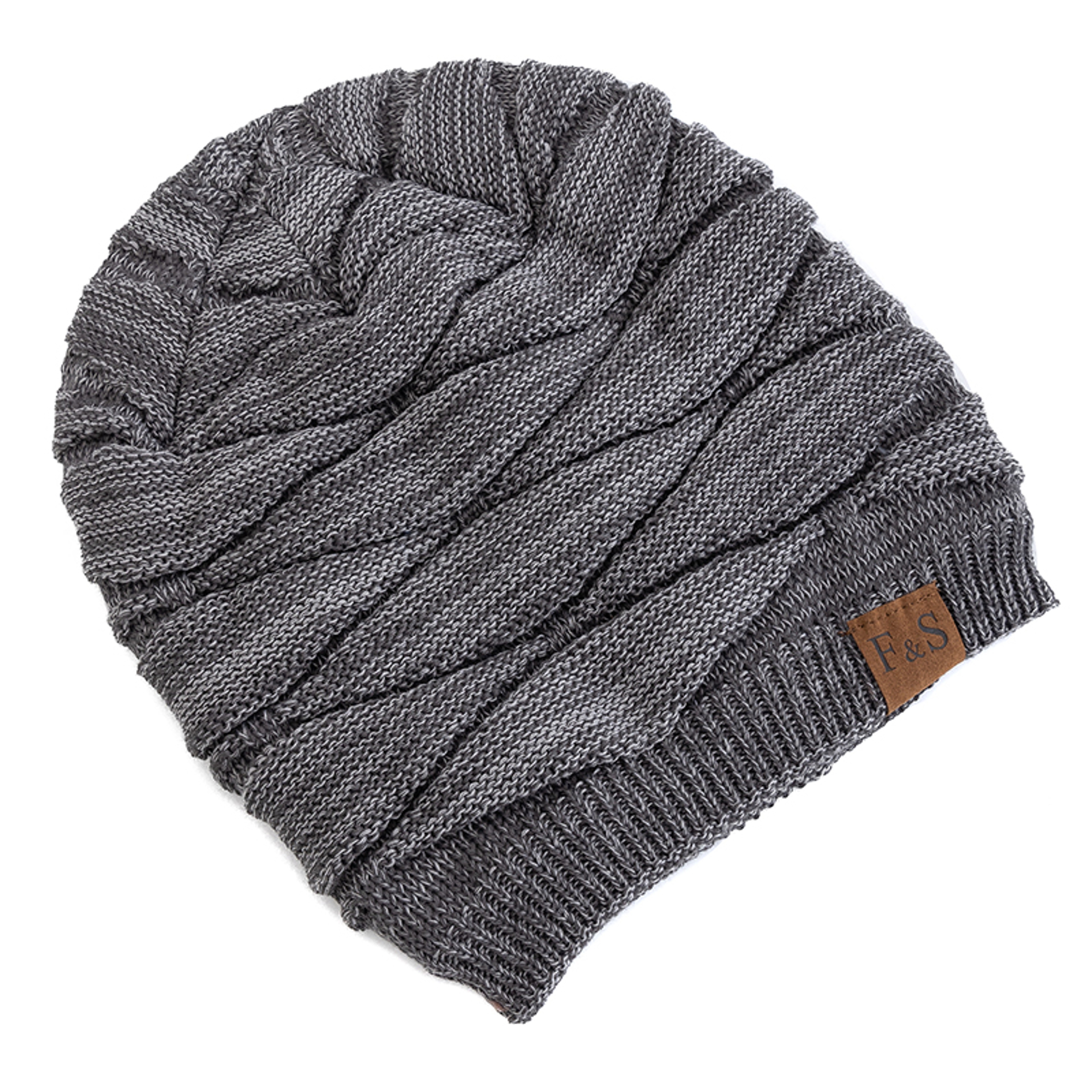 Warm Fleece Lined Beanie Cap New Unisex Slouchy Winter Hats Casual Men Women Knitted Hats 1