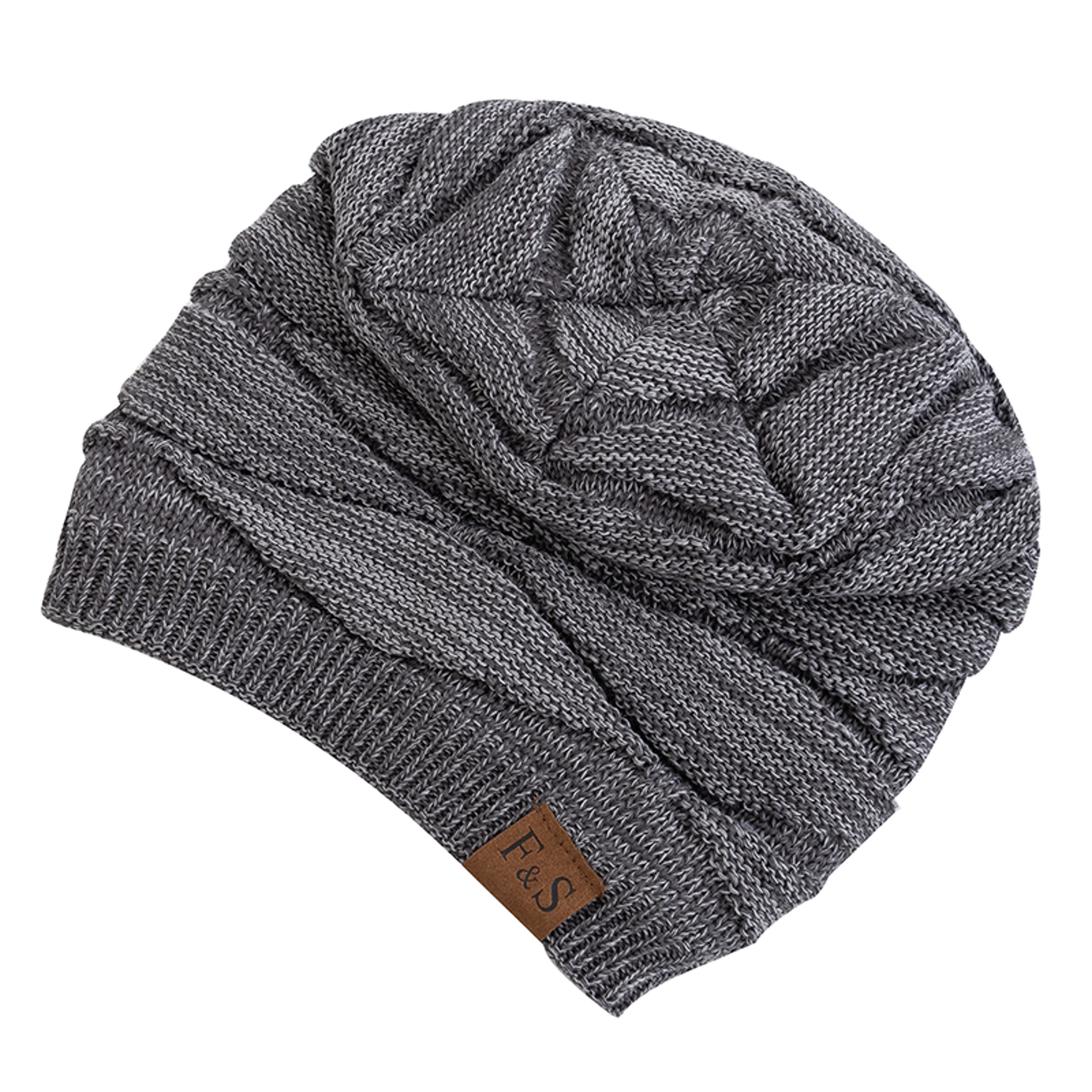 Warm Fleece Lined Beanie Cap New Unisex Slouchy Winter Hats Casual Men Women Knitted Hats 3