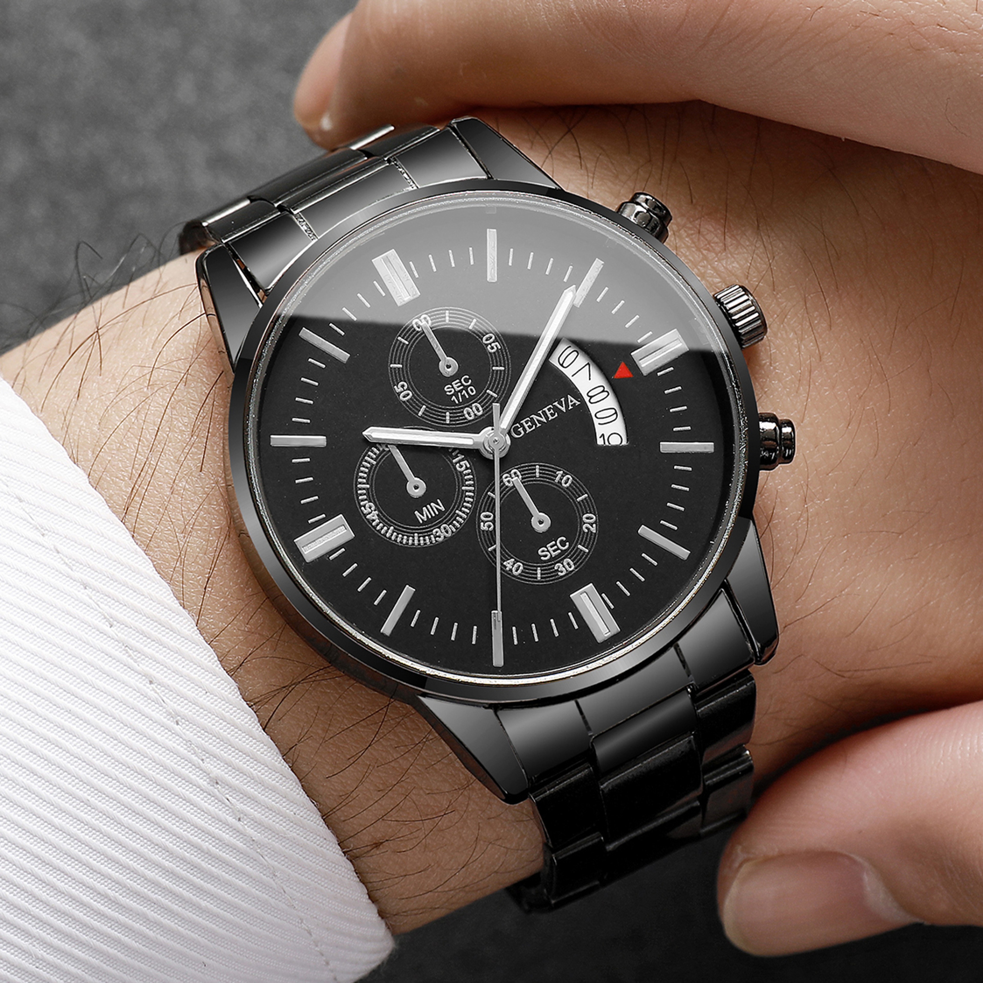 Luxury Calendar Quartz Watch for Man, Fashion Men Business Watches, Clock Relogio Masculino – view 3