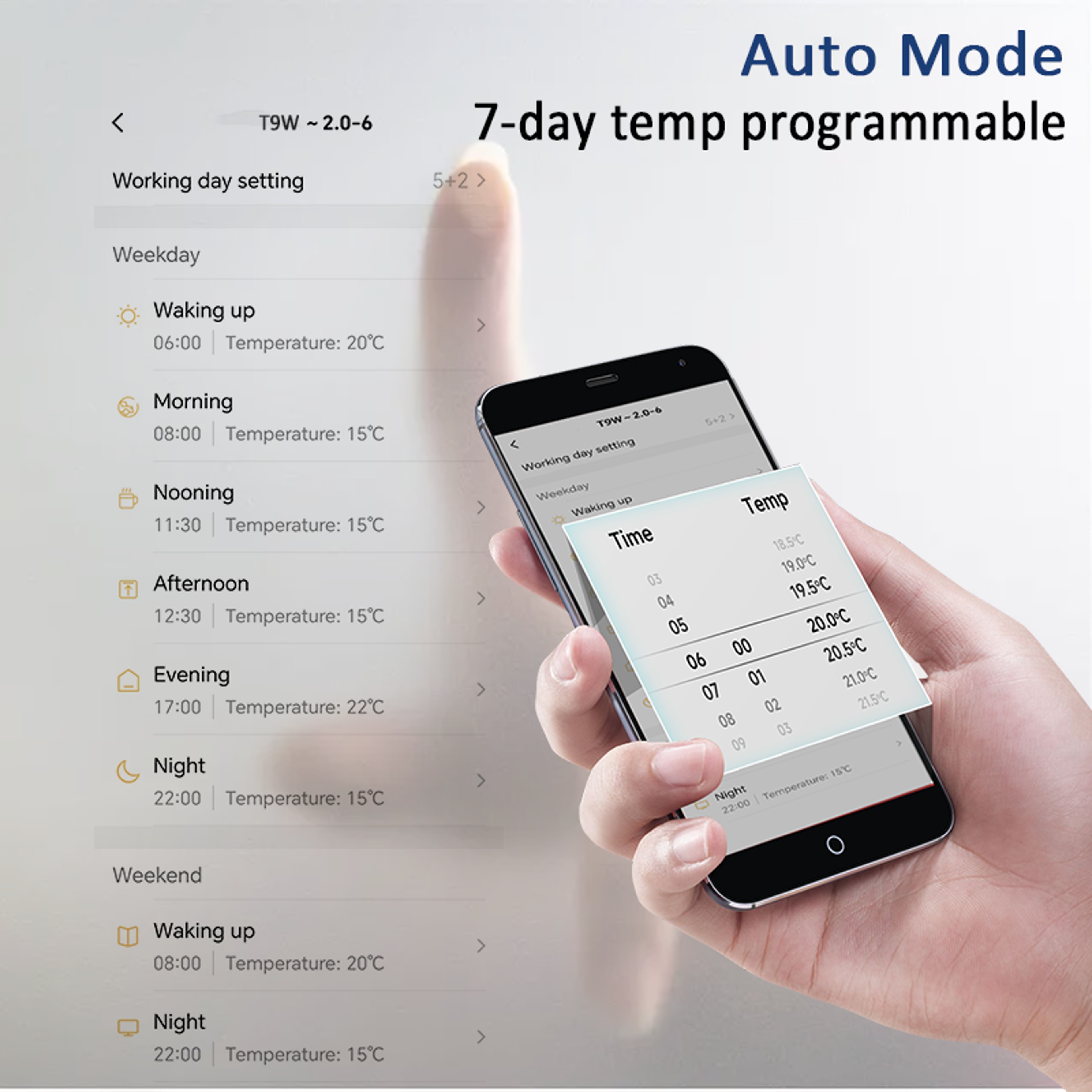 RF Wireless Thermostat Smart WiFi Floor Heating For Gas Boiler Tuya Temperature Controller Receiver 3
