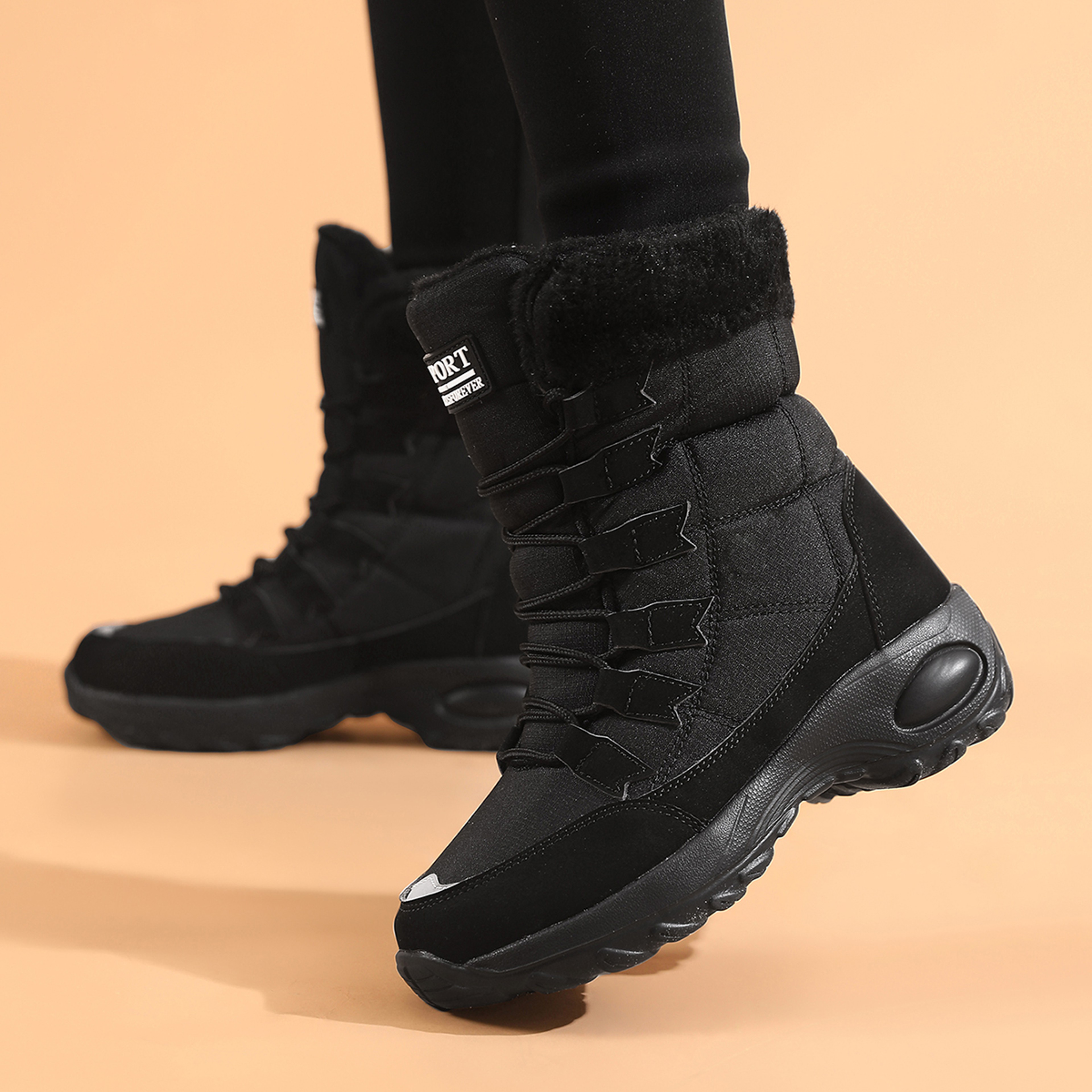 Winter Womens Boots High Quality Keep Warm MidCalf Waterproof Snow Boots Comfortable Ladies Thigh H 1