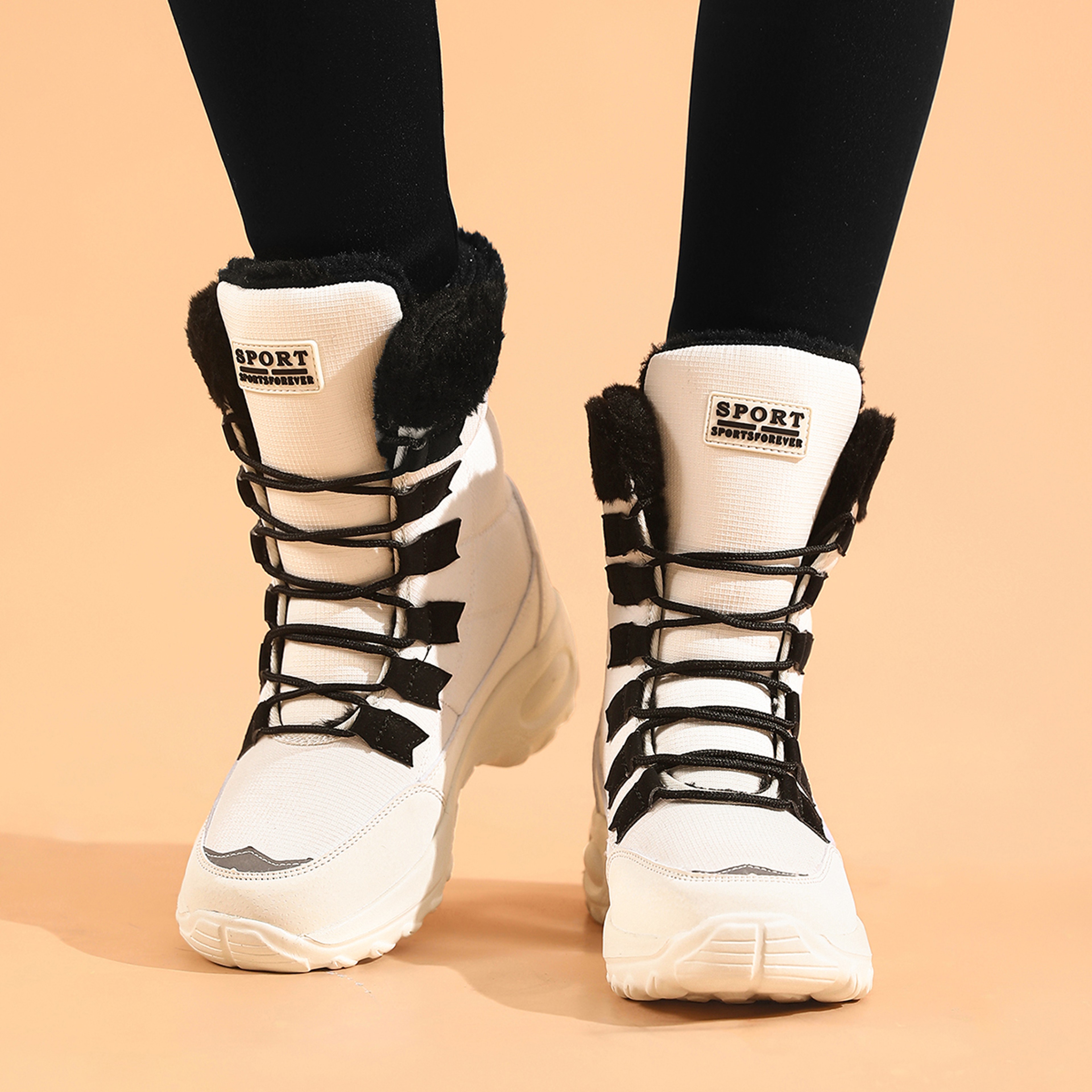Winter Womens Boots High Quality Keep Warm MidCalf Waterproof Snow Boots Comfortable Ladies Thigh H 5