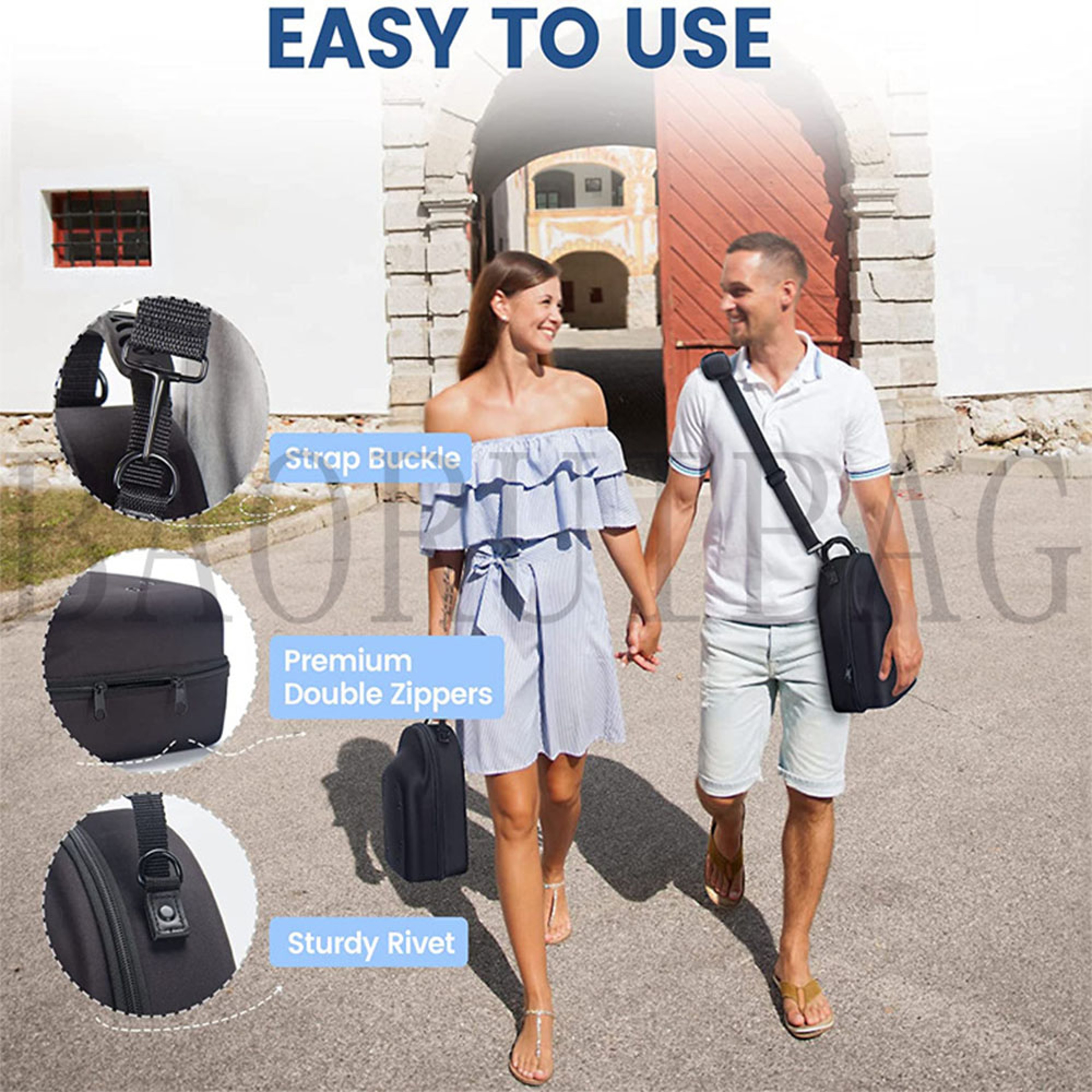 Hat Organizer Bag Box, Hat Storage for Baseball Caps, Travel Case – view 6