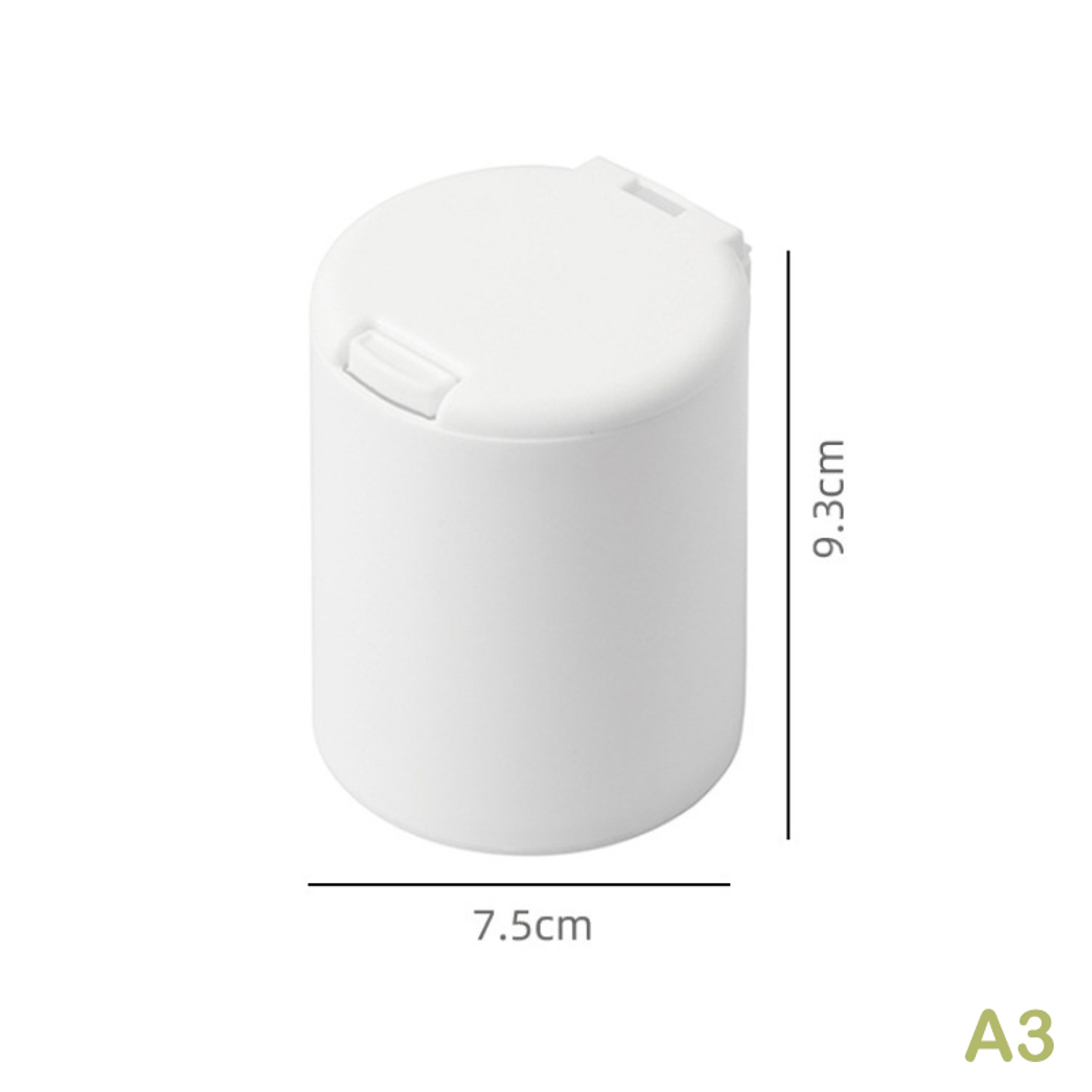 Desktop Organizer White Storage Box, Large Capacity Box Holder for Stickers, Postcards – view 9