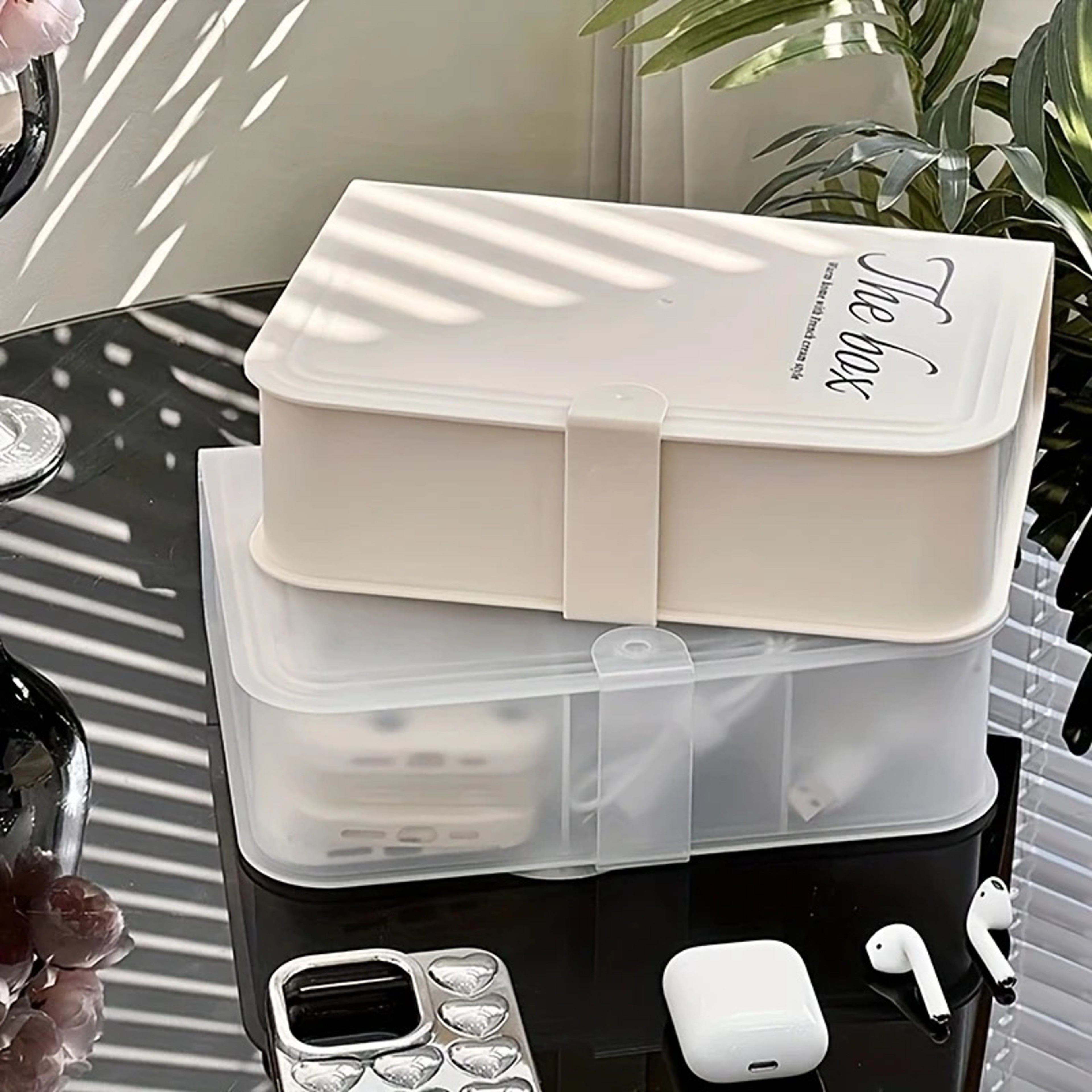 Desktop Cable Management Box for Power Cord Storage, Phone Case, Charger Plugs, Data Cables, Headphones – view 5