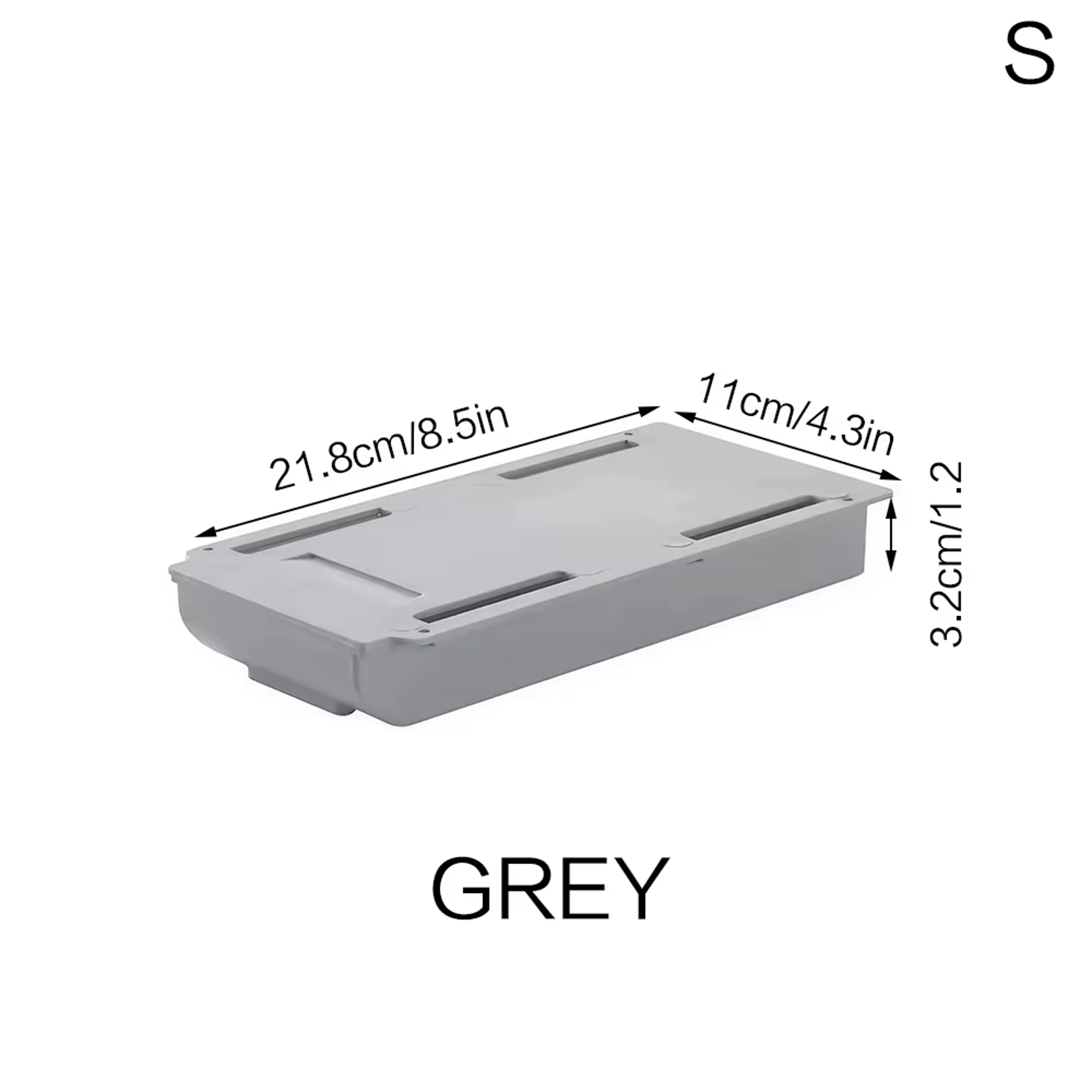 SelfAdhesive Plastic Storage Holder Hidden Organizer For School Office Kitchenware Stationery Cosme 9