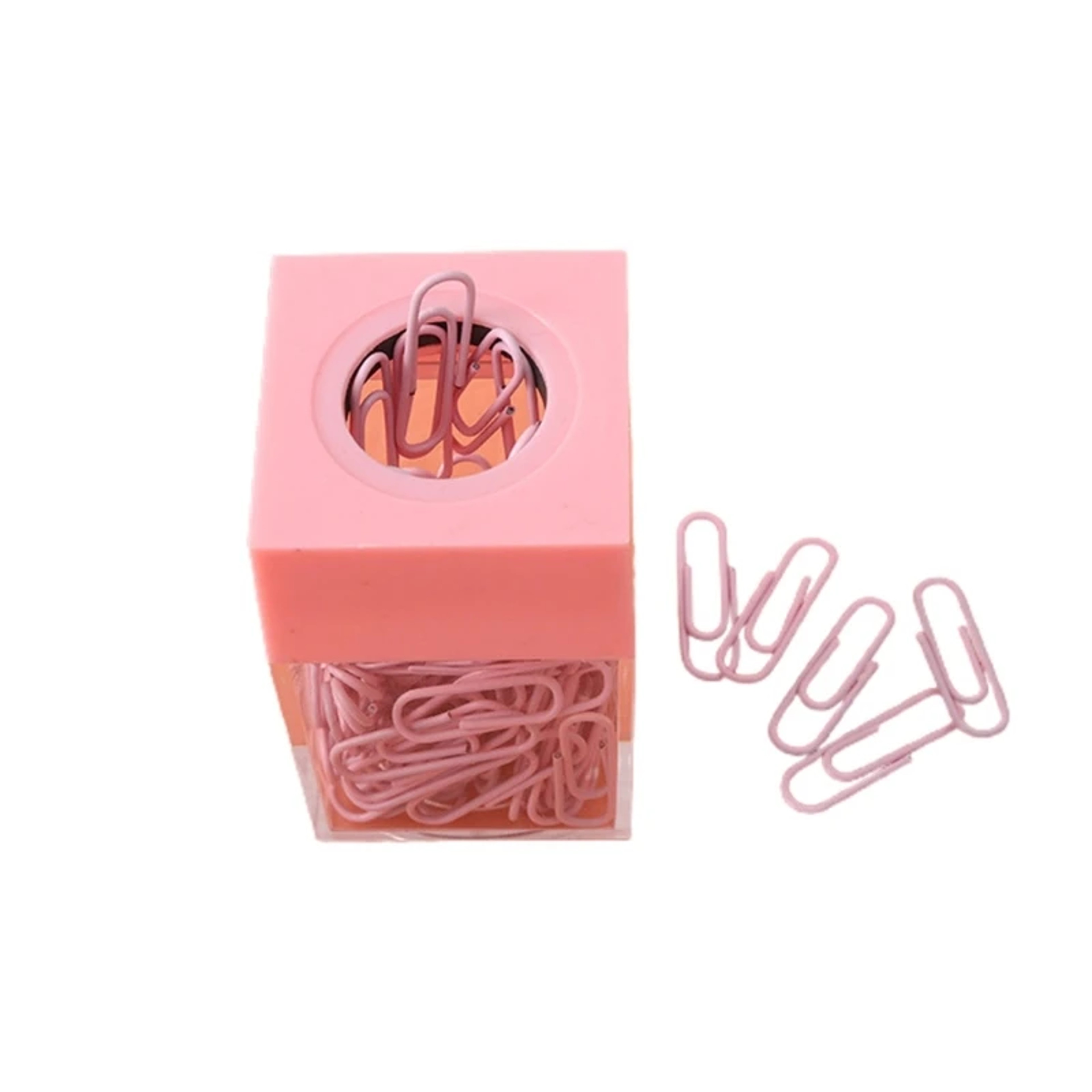 Cute Stationery Holder School Desk Organizer Magnetic Paper Clip Holder With Clips Paper Clip Dispe 9