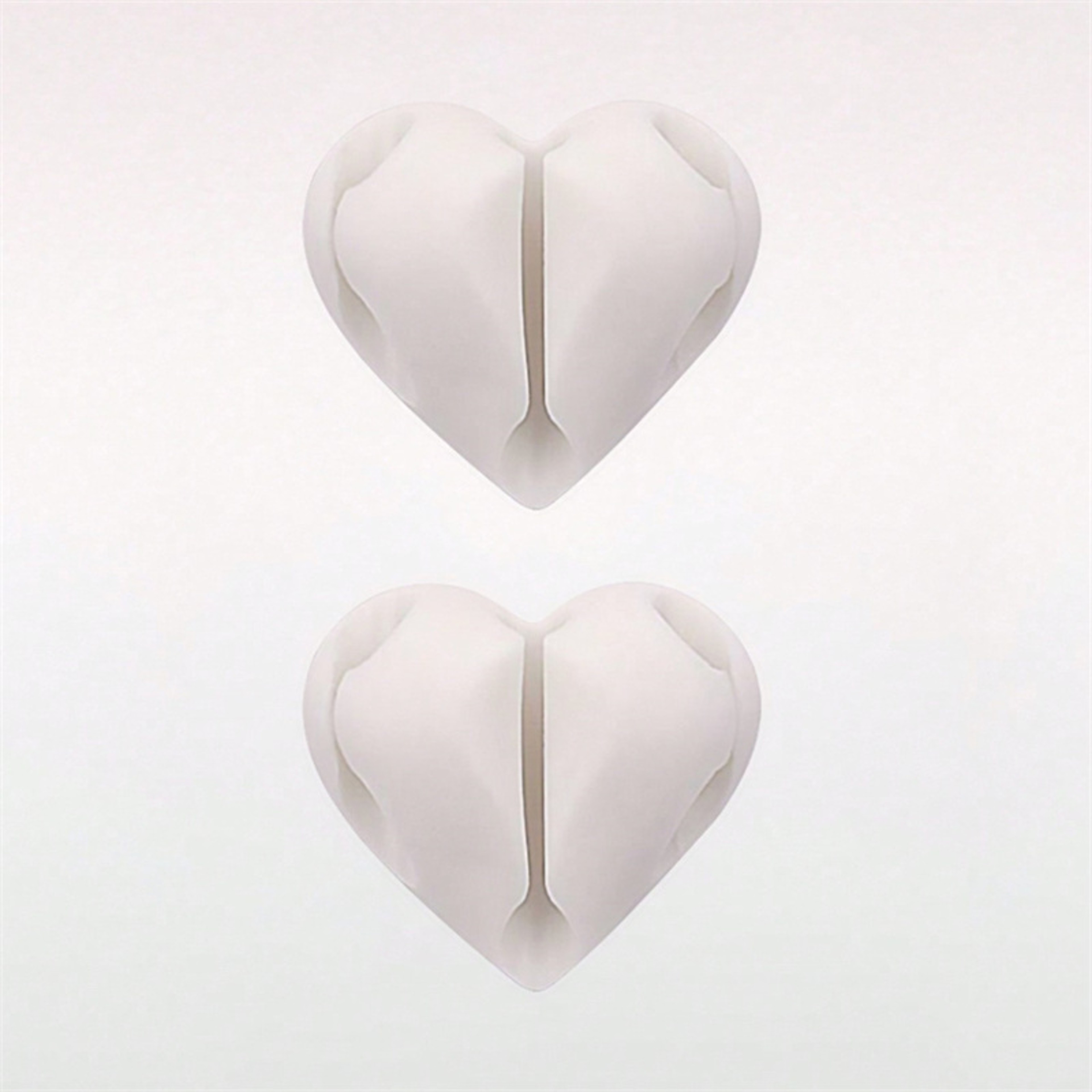 USB Charging Cable Clips HeartShaped Mini Cable Winder Organizer Desk Tidy Holder Protectors For Ho 4