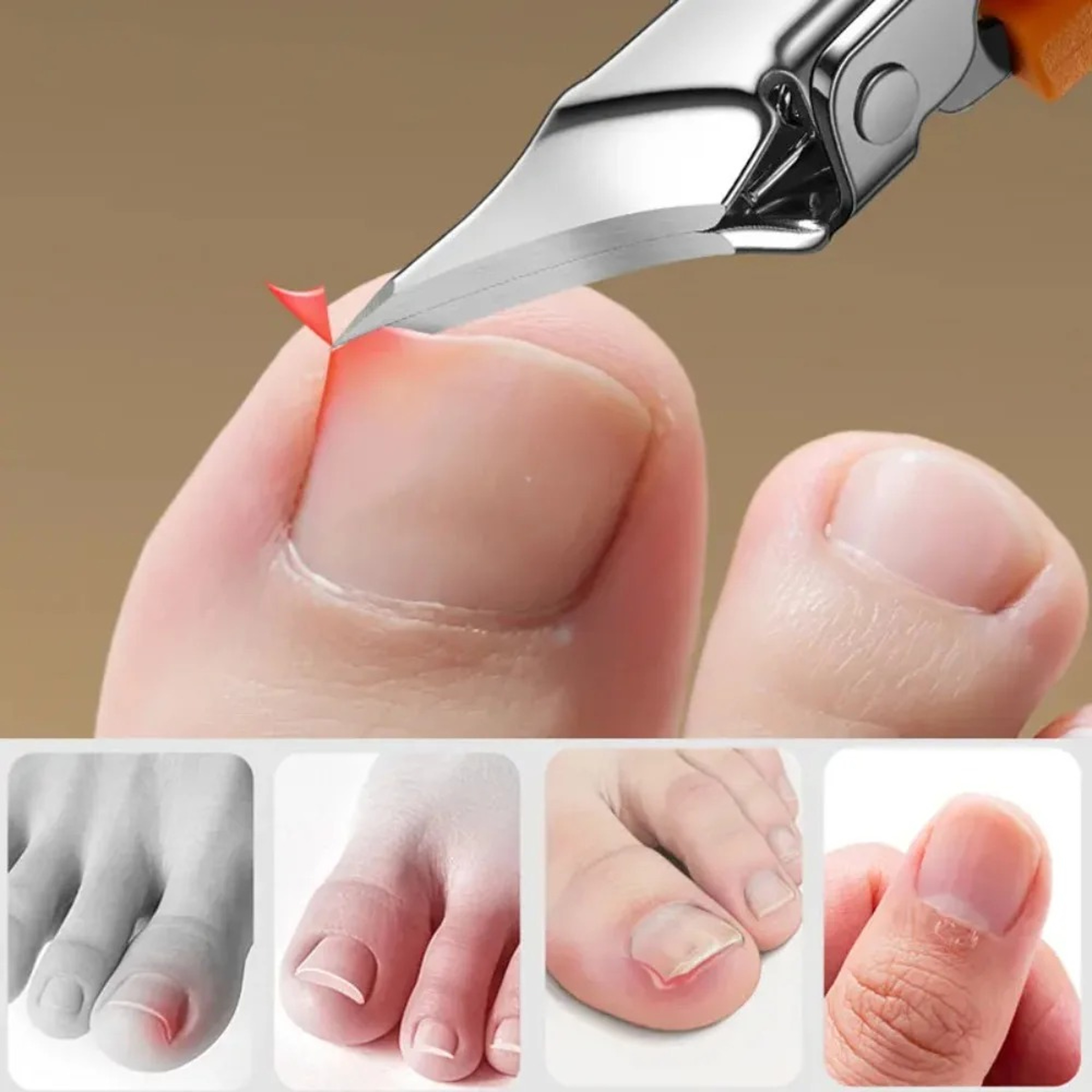 Edge Nail Clipper Wide Opening Stainless Steel, Professional Ingrown Toenail Tools, Eagle Beak Toe Trimmer – view 6