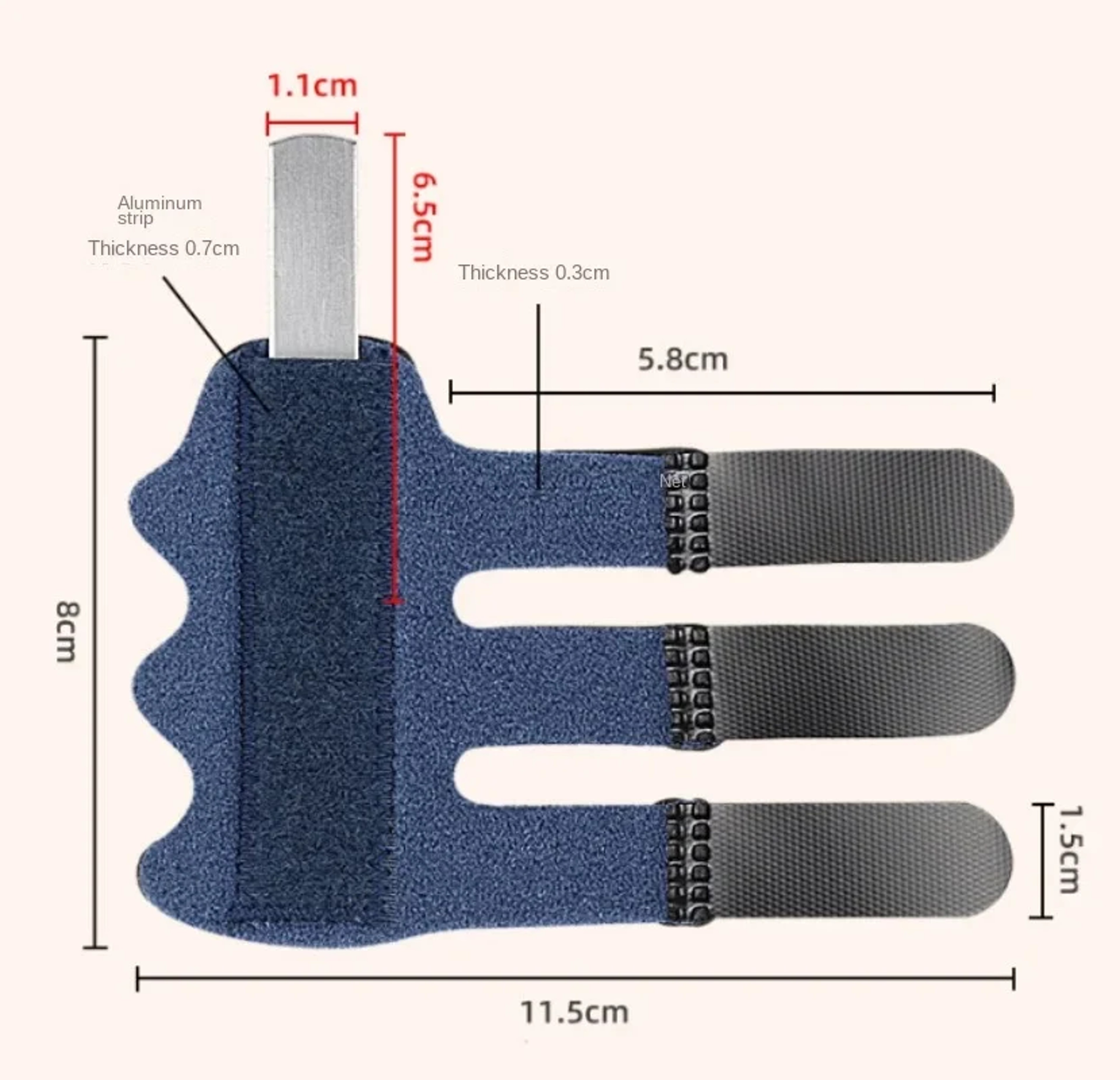 Finger Brace Support, Adjustable Finger Corrector Splint for Arthritis Joint Pain Relief, Hand Splint Protector – view 6