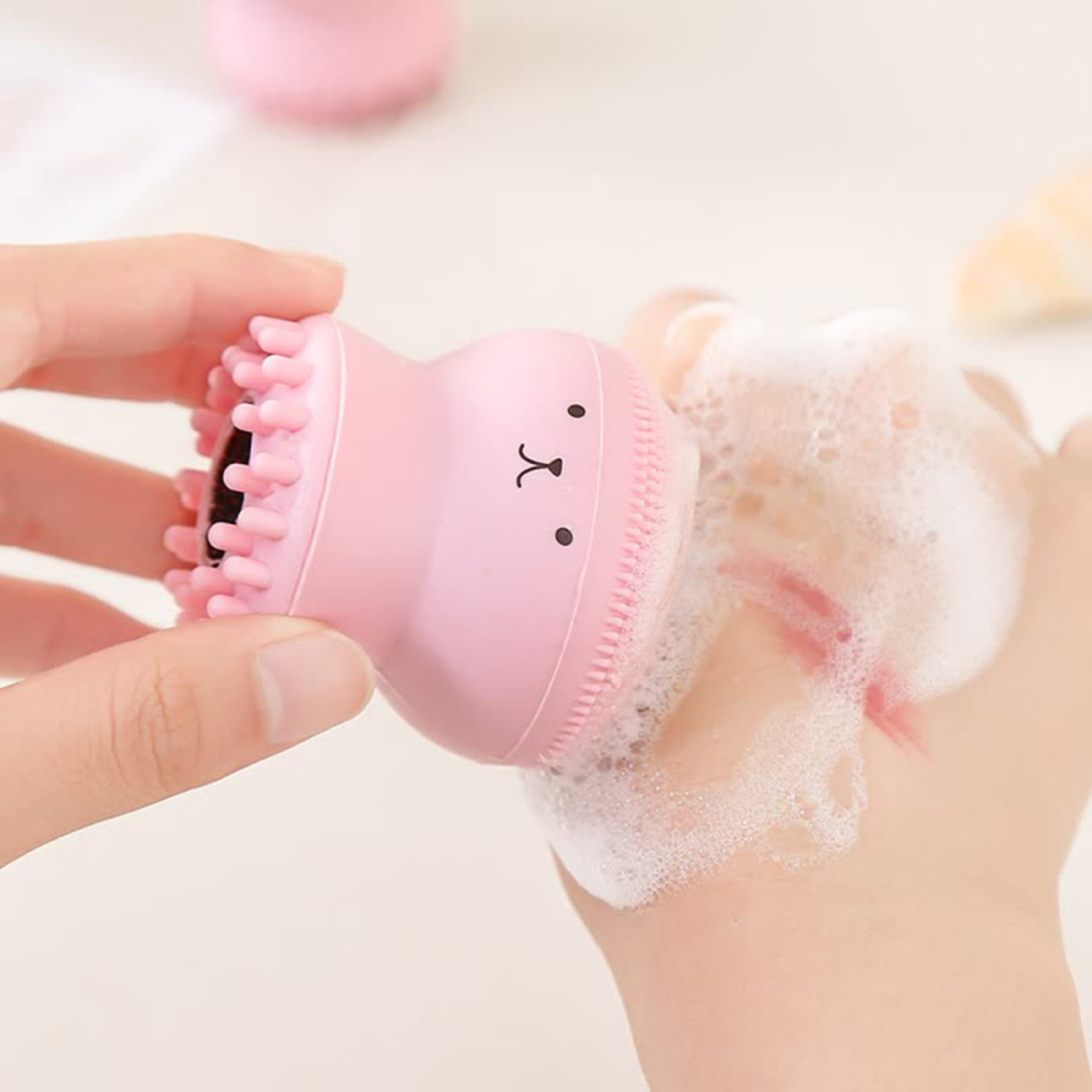 Mini Silicone Facial Cleansing Brush Deep Skin Care Scrub Tool Soft Exfoliator 2