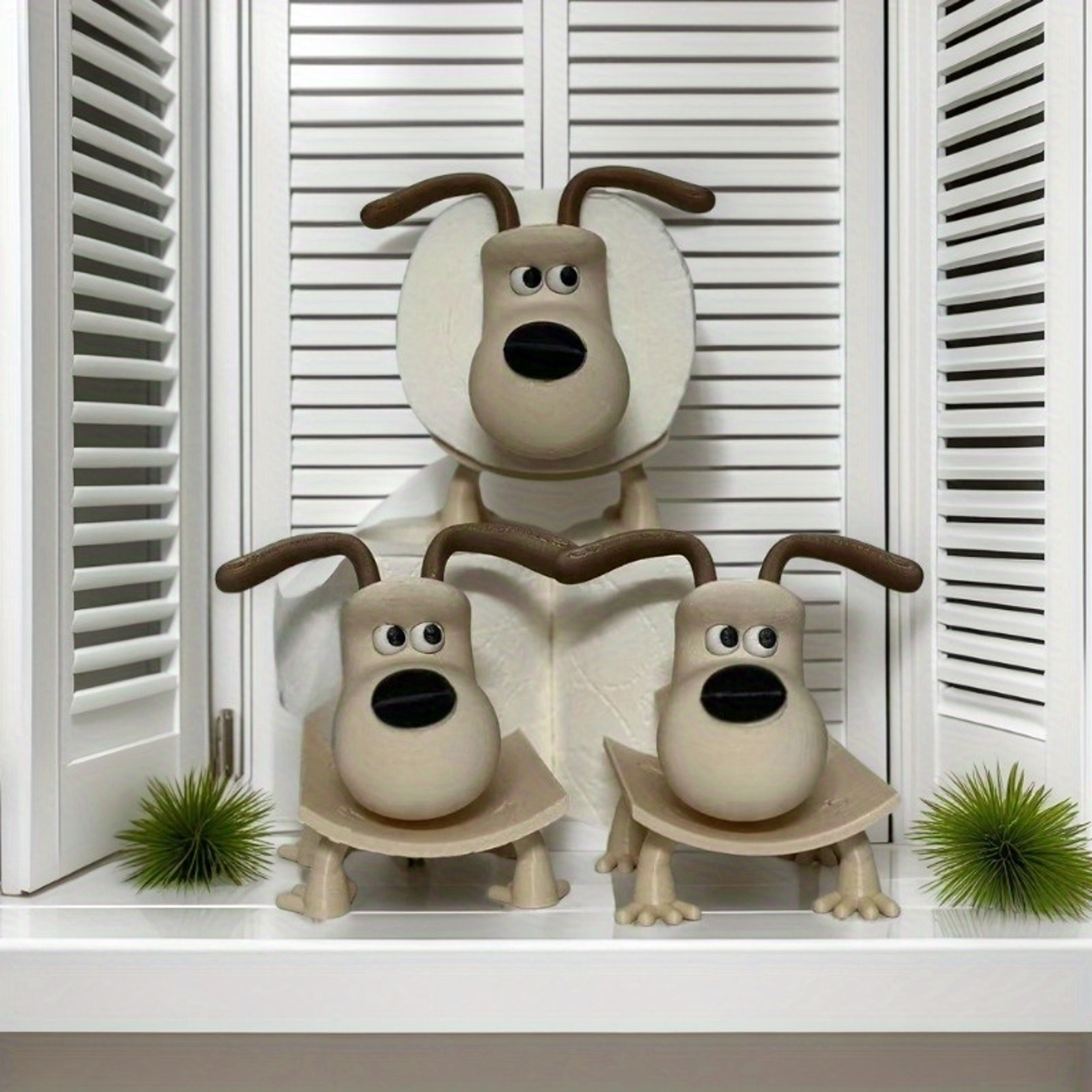 Bathroom Accessory Storage Puppy Toilet Holder Unique Home Decor For Living Rooms And Toilets 3