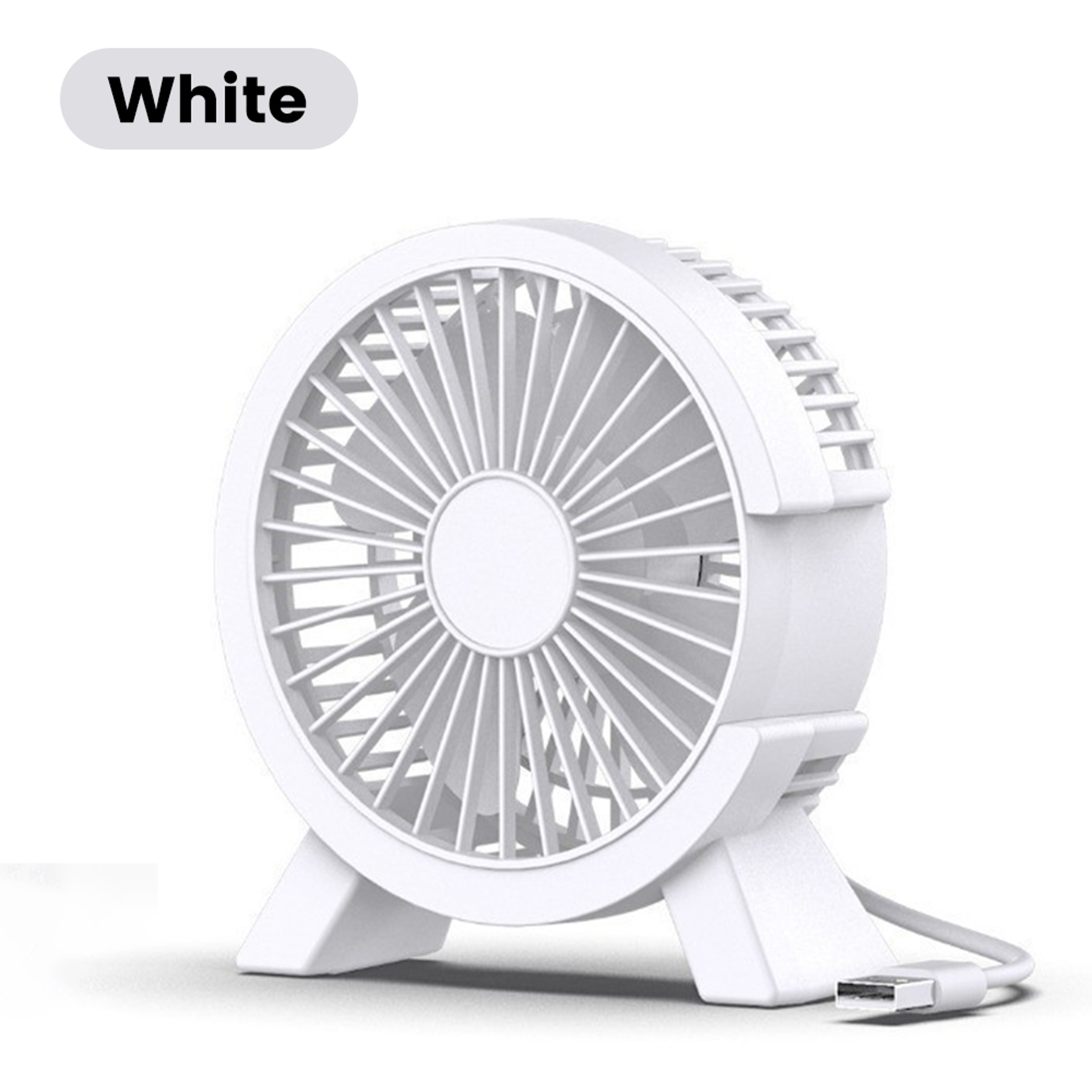 Portable Mini USB Rechargeable Table Fan Small USB Fan For Summer Desk Office Gadget For Students 7