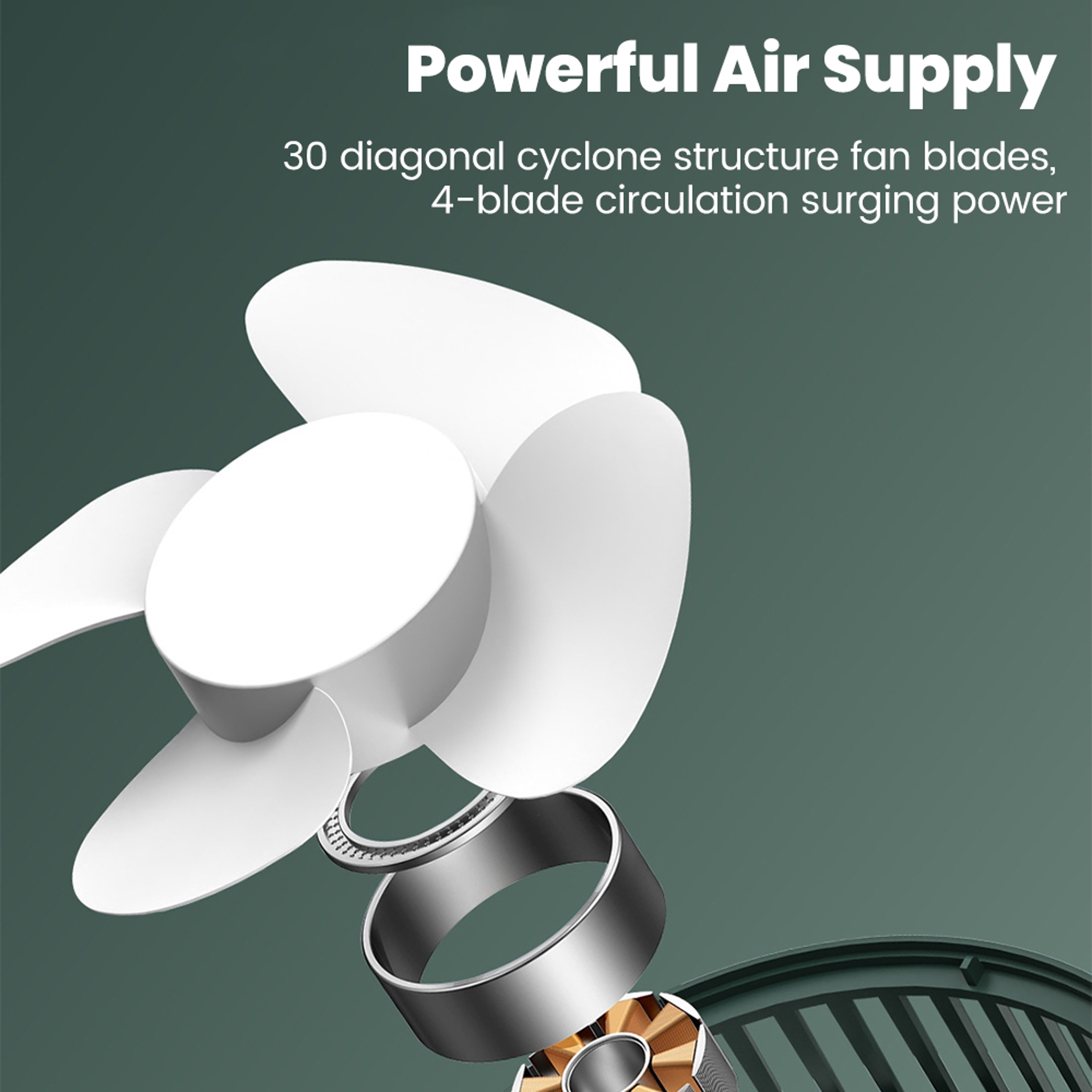 Portable Mini USB Rechargeable Table Fan Small USB Fan For Summer Desk Office Gadget For Students 4