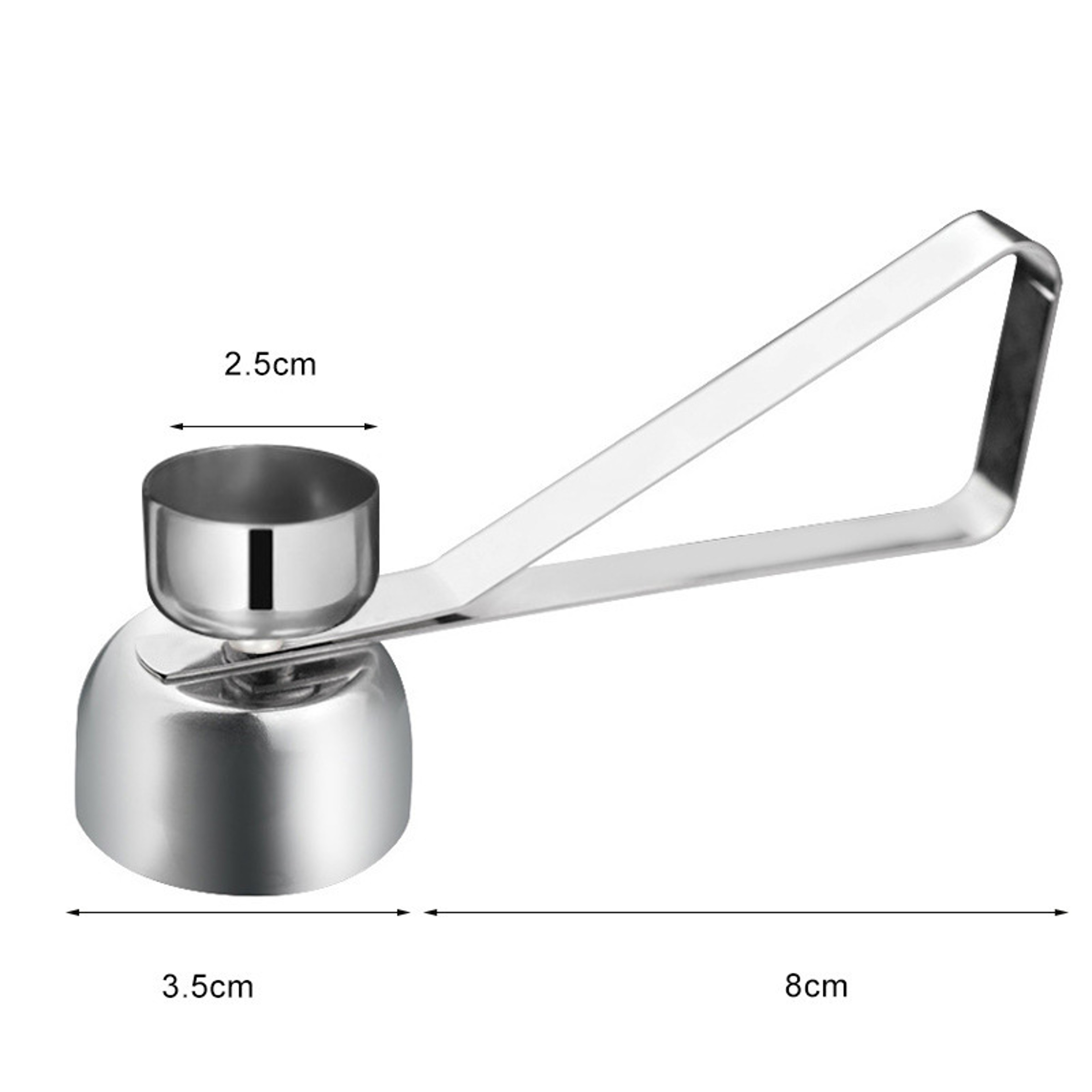 Creative Stainless Steel Egg Shell Opener, Household Egg Separator, Single and Double Head Egg Opener – view 7