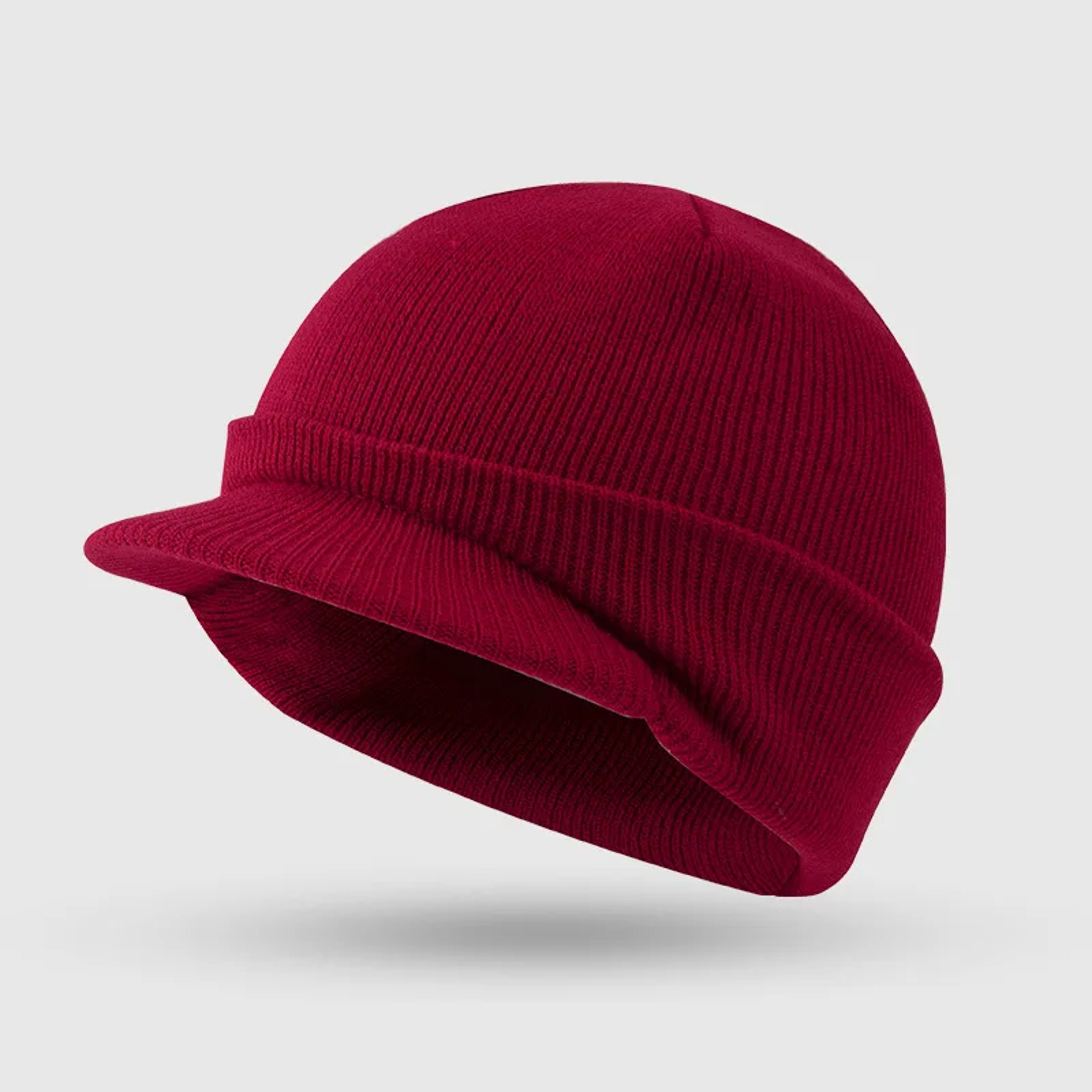 Thick Winter Knitted Hat for Men and Women, Unisex Warm Knitted Hats with Brim, Fashion Thicken Fur Lined Beanie Cap – view 8