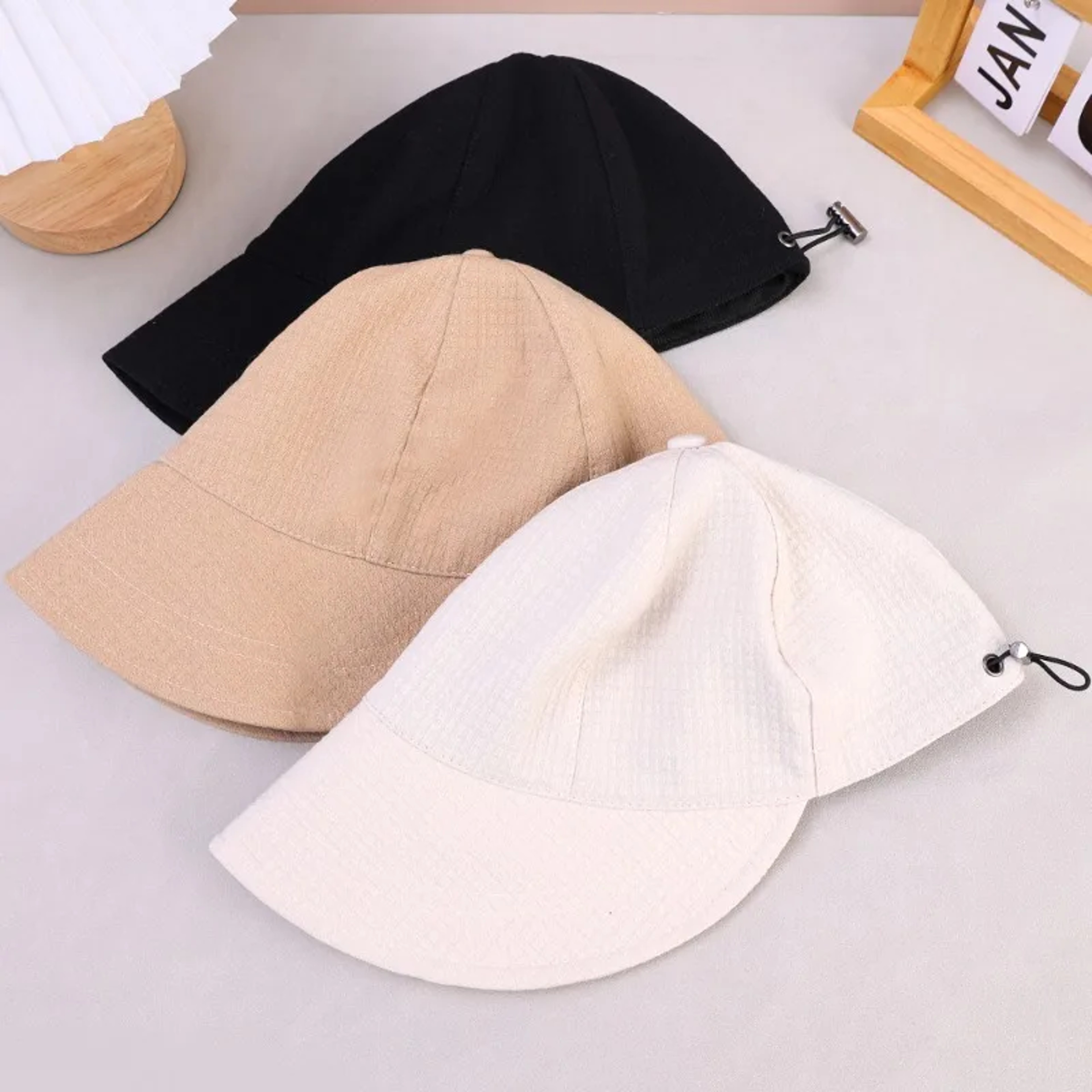 Summer Outdoor Women Foldable Sunhat, UV Protection, Adjustable Beach Fisherman Hat, Wide Brim Bucket Cap – view 6