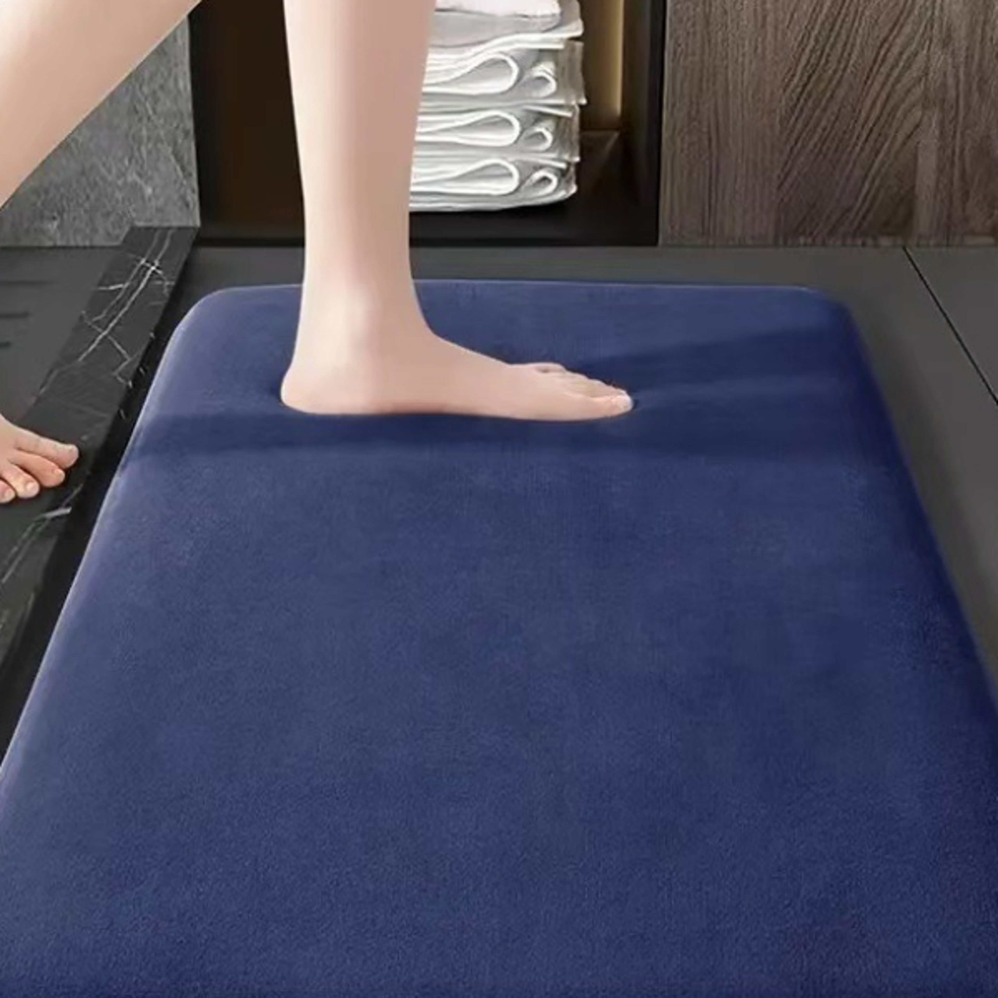 Absorbent Floor Mat Non Slip Bath Mat Anti Slip Coral Velvet Bathroom Floor Mat Door Mat Home Decor