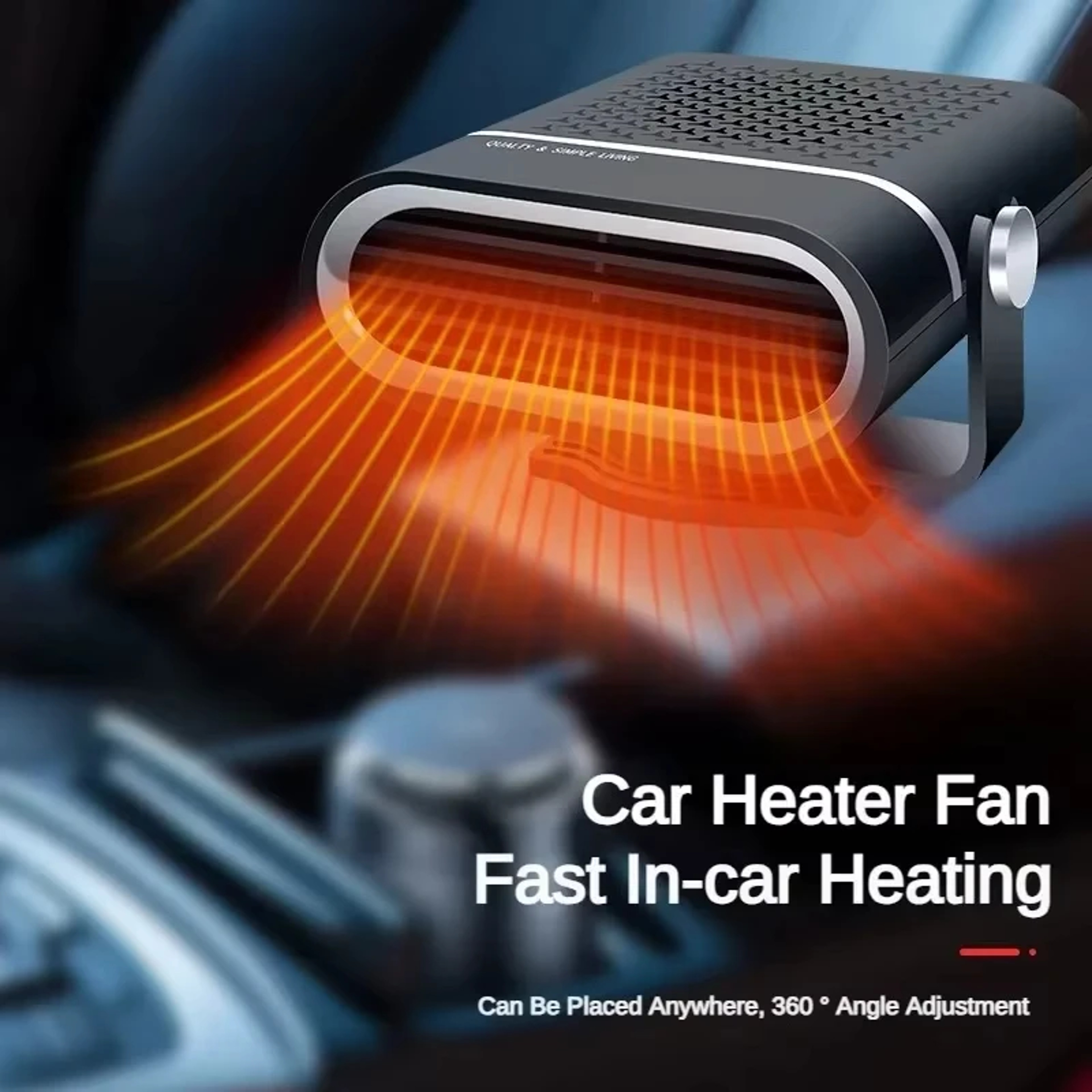 Portable Car Heater Windshield Automatic Defogging Defrost Heater With Fast Heating 2