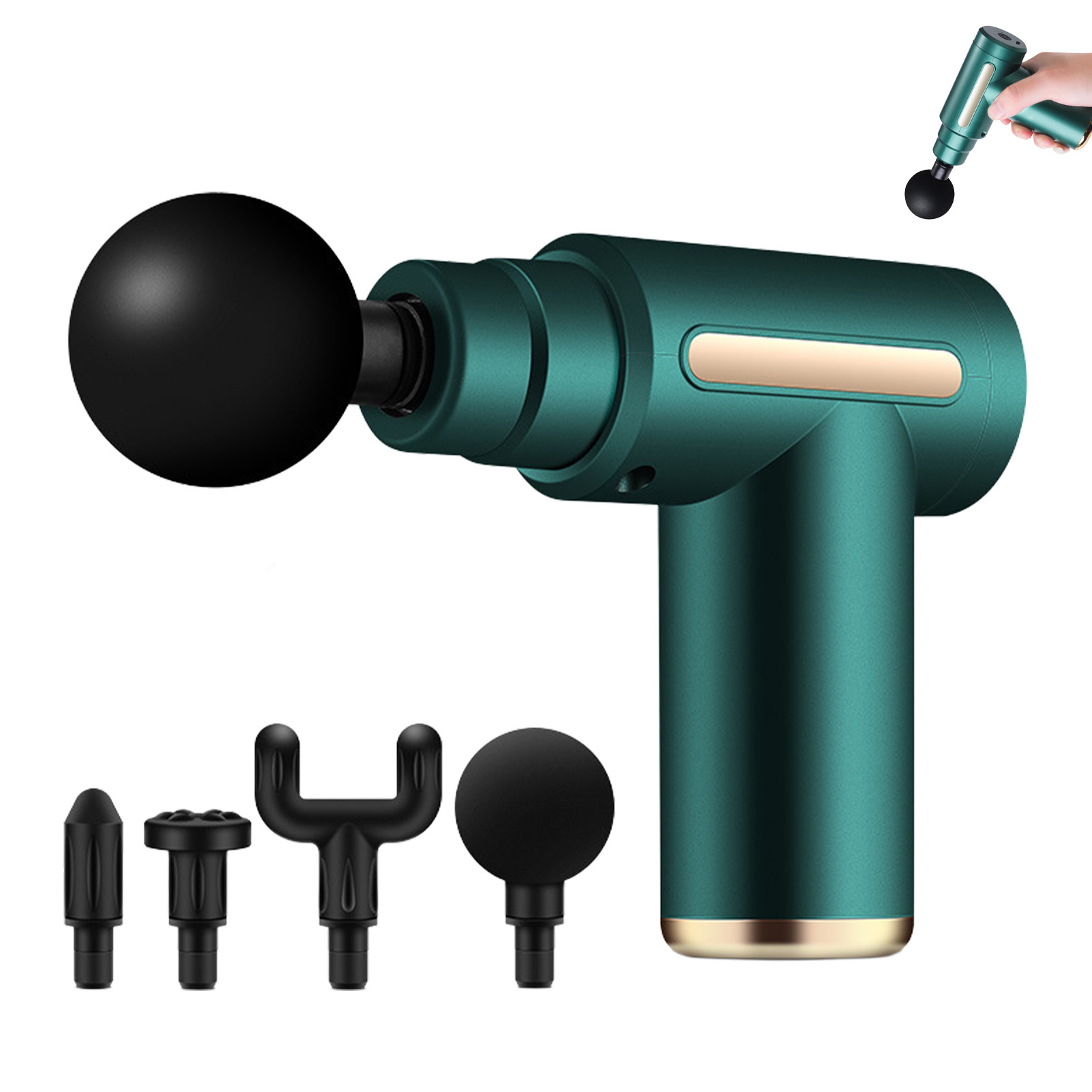 Powerful Mini Massage Gun for Muscle Recovery, Deep Tissue Pain Relief, Fascia Gun for Relaxation – view 9