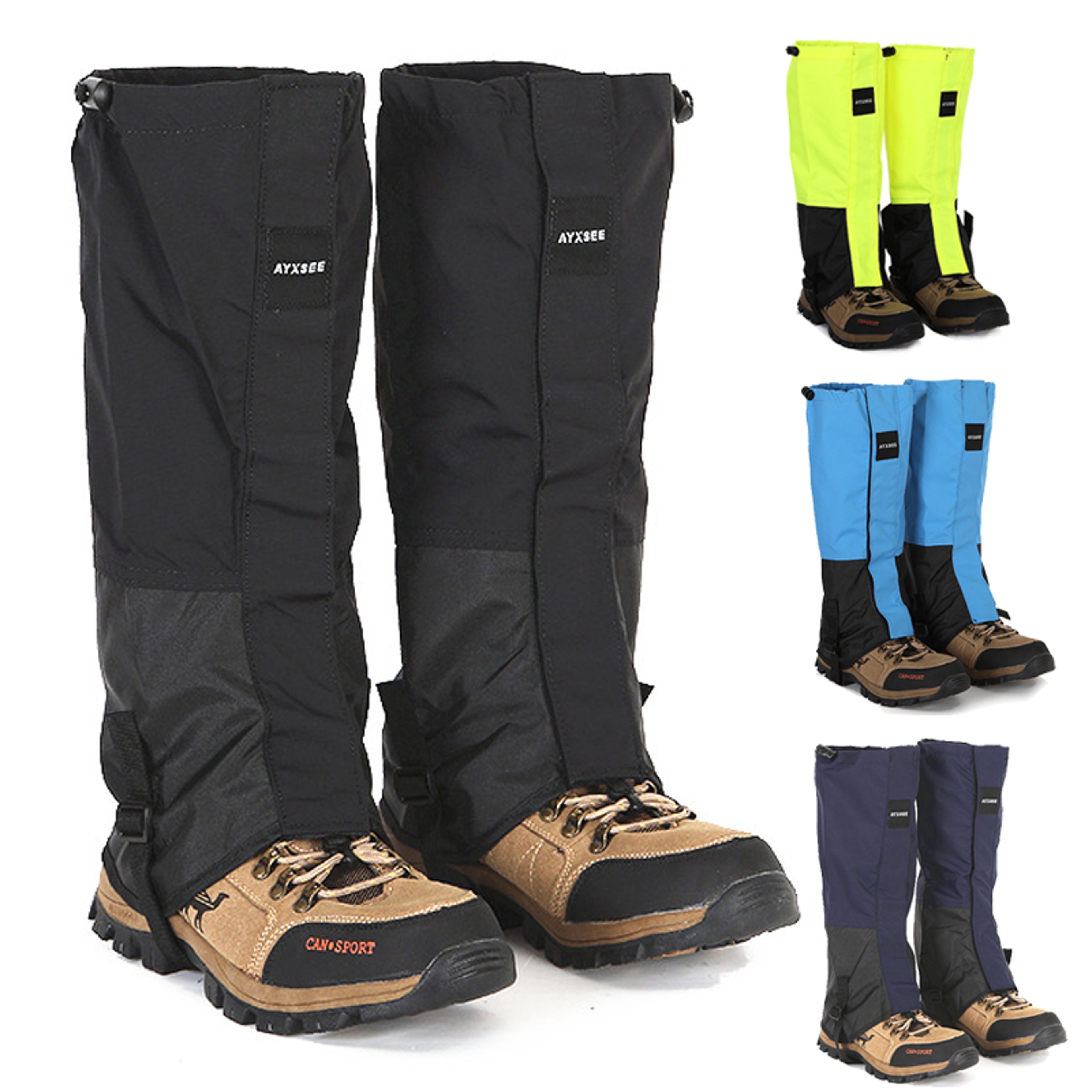 Climbing Ski Camping Hunting Winter Waterproof Hiking Leg Warmer Gaiters for Men Women, Outdoor Travel Legging Leg Cover – view 1