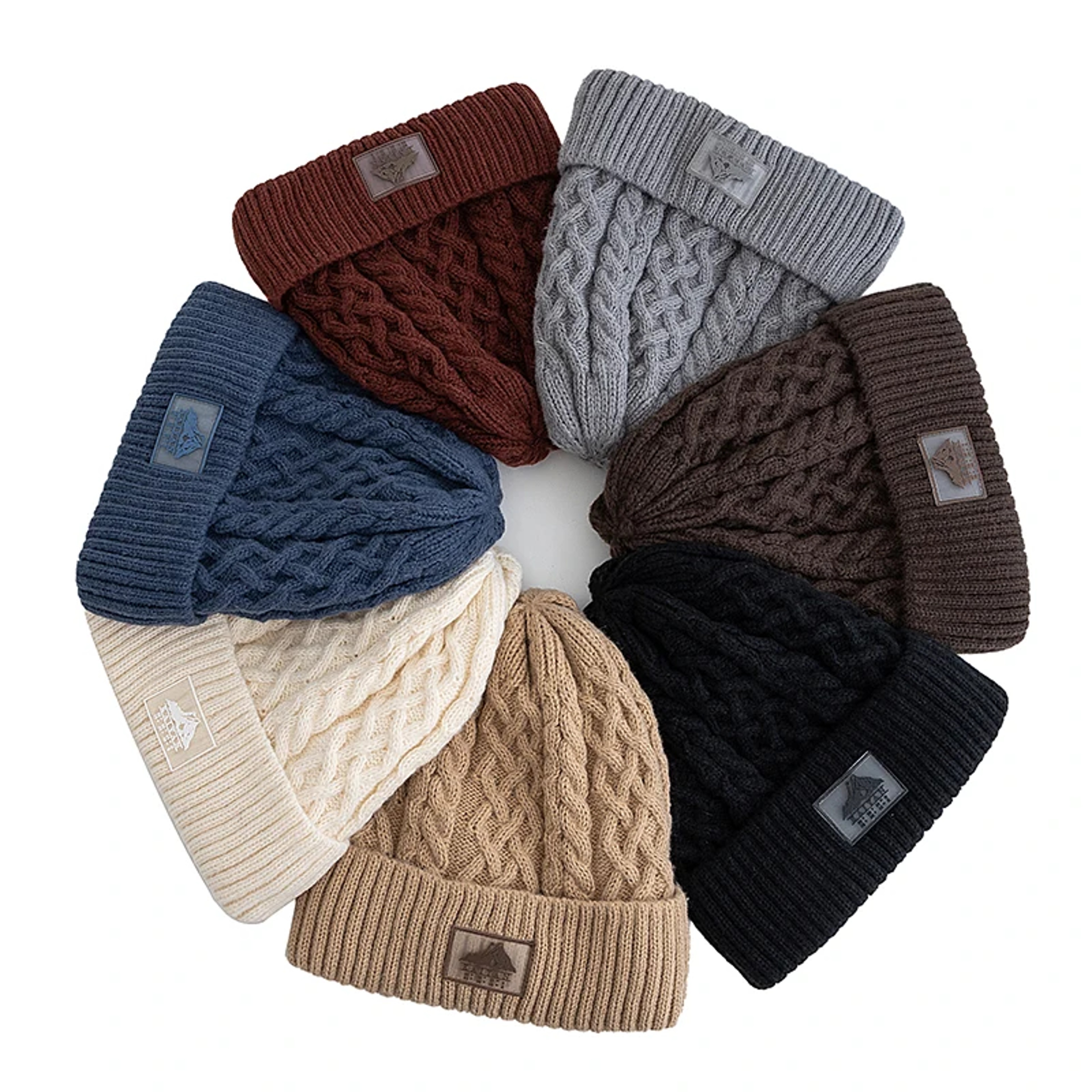Stylish Warm Cap For Men Women, New Style Unisex Winter Hat, Plush Fur Lined Beanie Hat Ski Outdoor Sports Knitted Hat – view 6