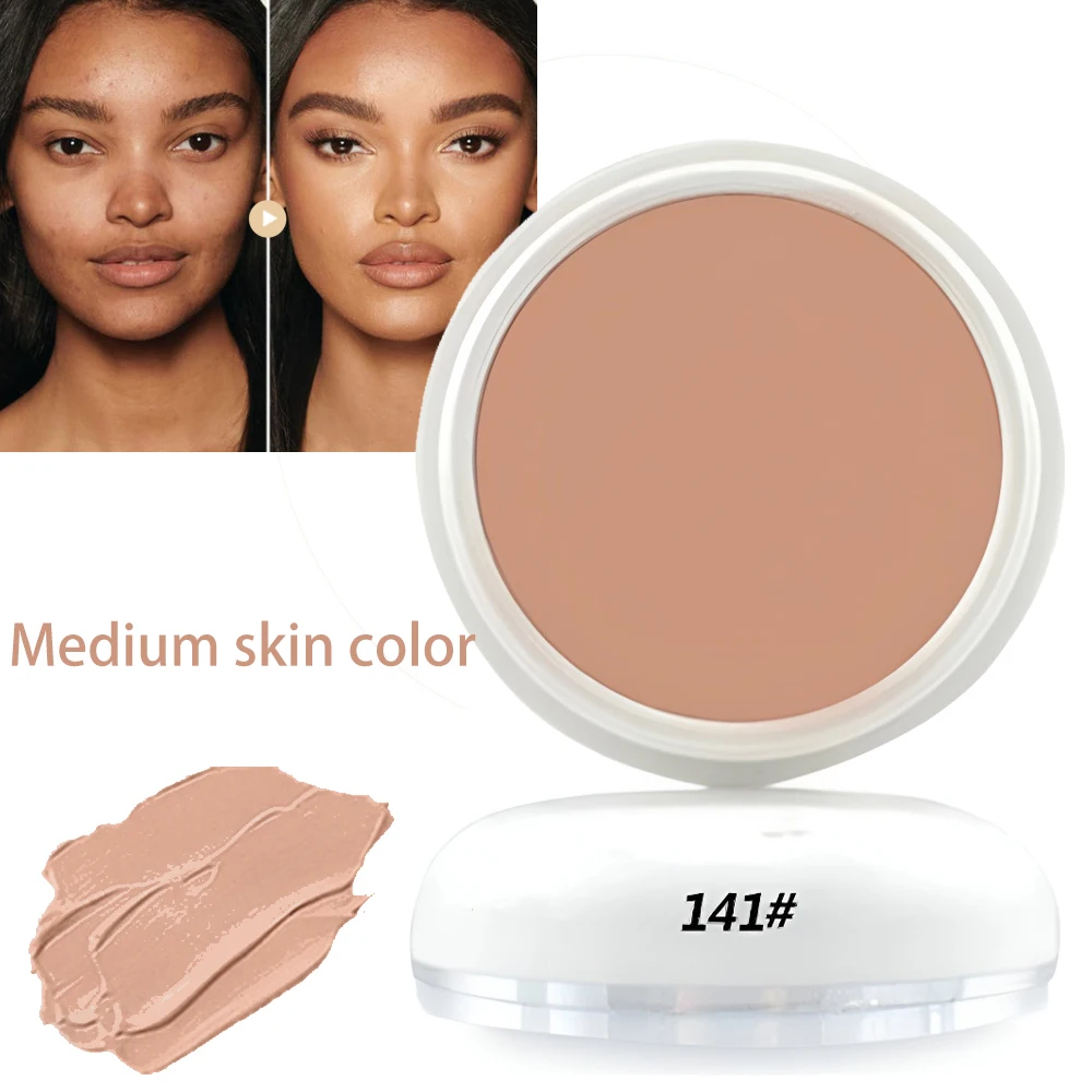 Freckle Lasting Waterproof Foundation High Coverage Concealer BB Cream For Face Makeup Base 8