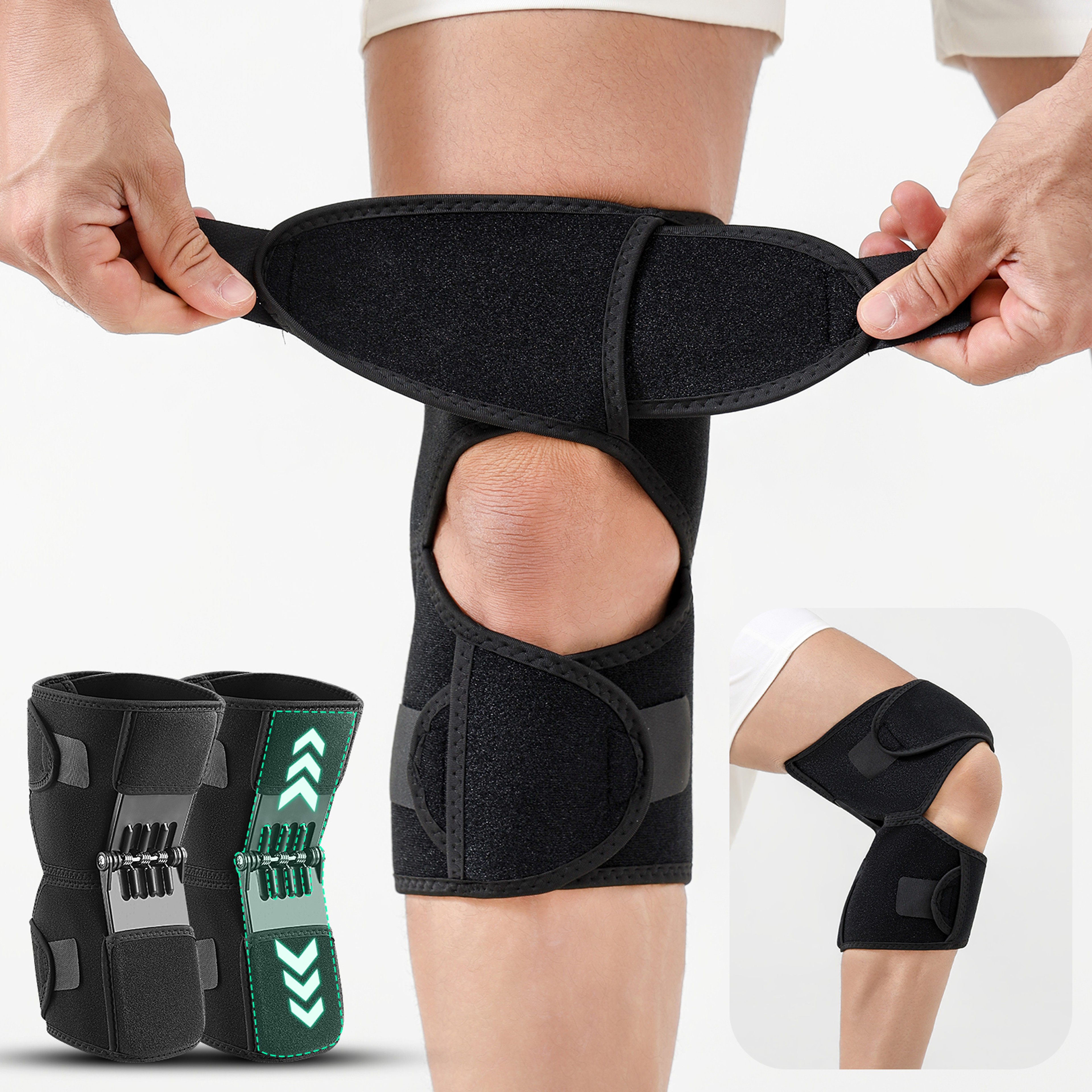 Knee Protection Knee Brace for Outdoor Climbing, Mountaineering Leg Support & Patella Booster – view 3
