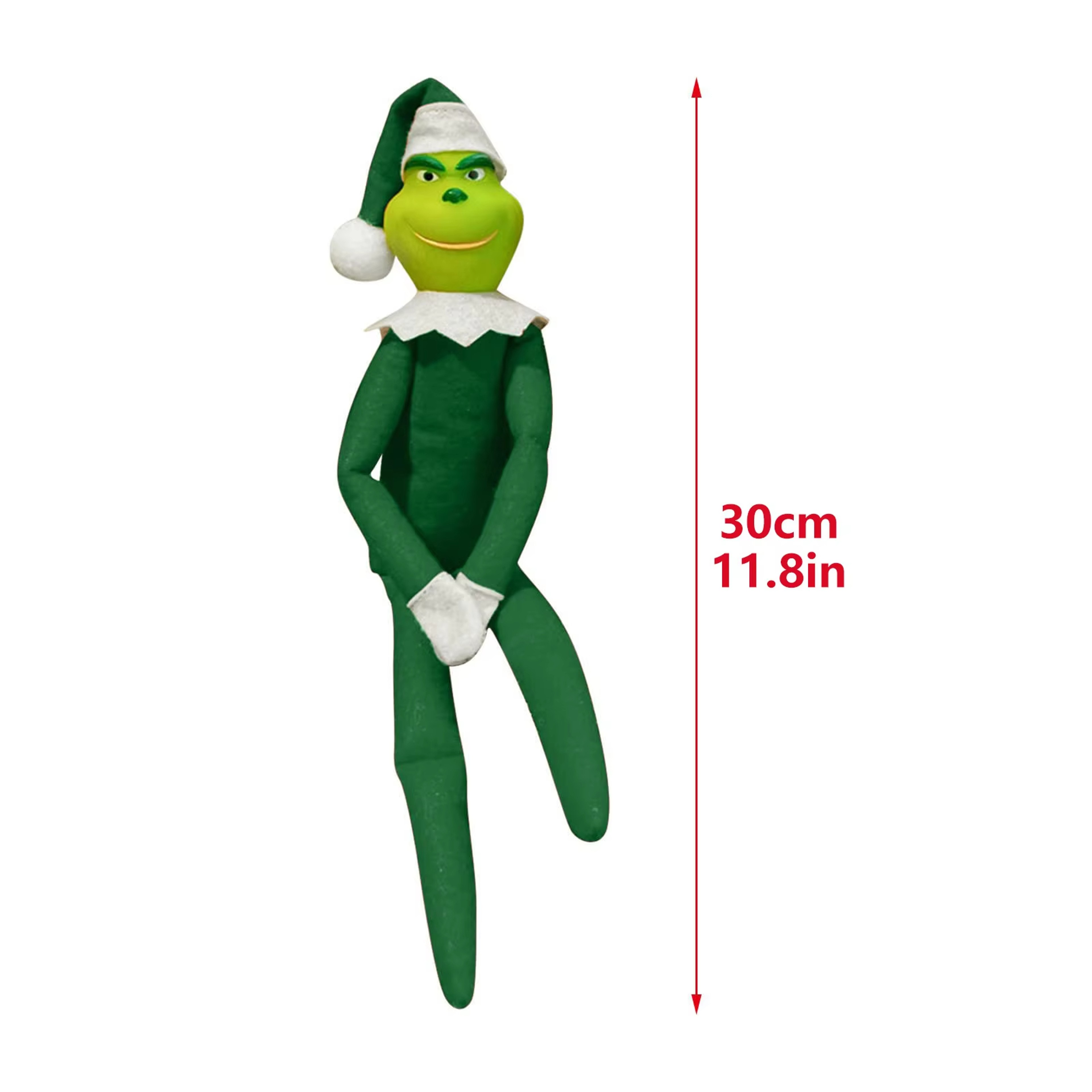 Xmas Decoration Craft Ornament, Christmas Elf Doll Anime Plush Toy, Figures Stocking Stuffer for Girl Boy – view 2