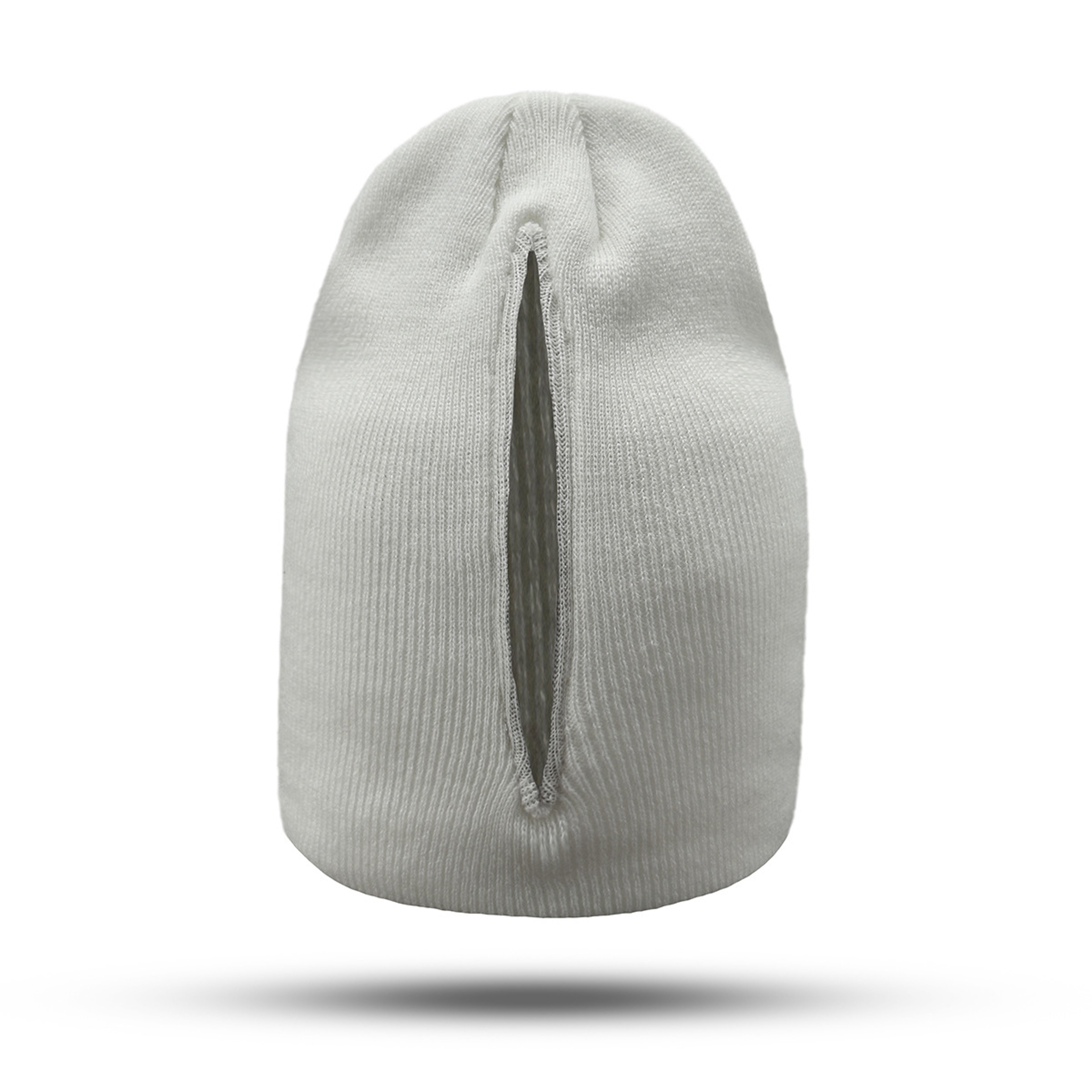 Wool Cap With Magnetic Opening Automatic Knitted Ponytail Cap For Women 6