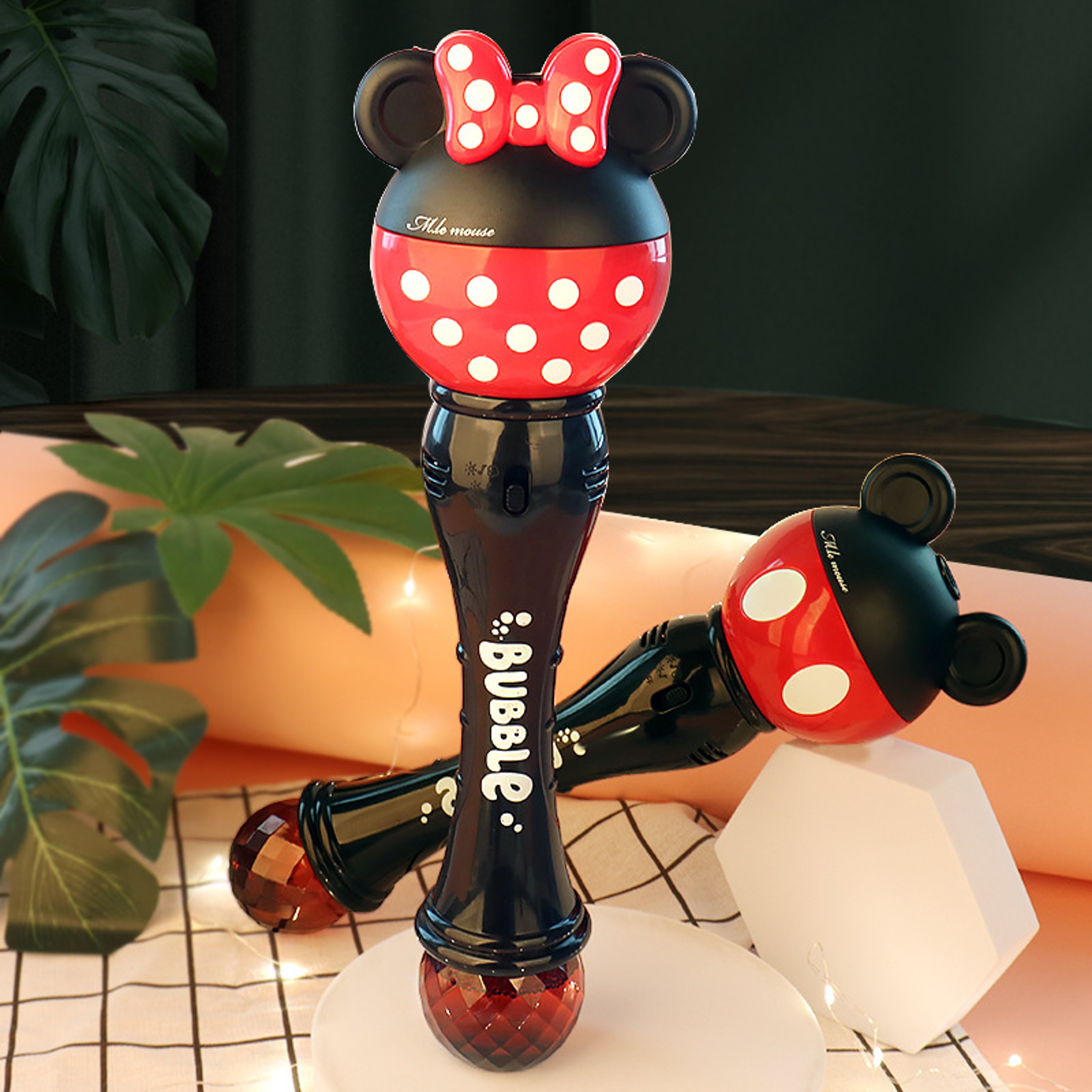 Mickey Mouse Bubble Machine, Minnie Electric Soap Bubbles, New Magic Stick Gift for Children – view 5