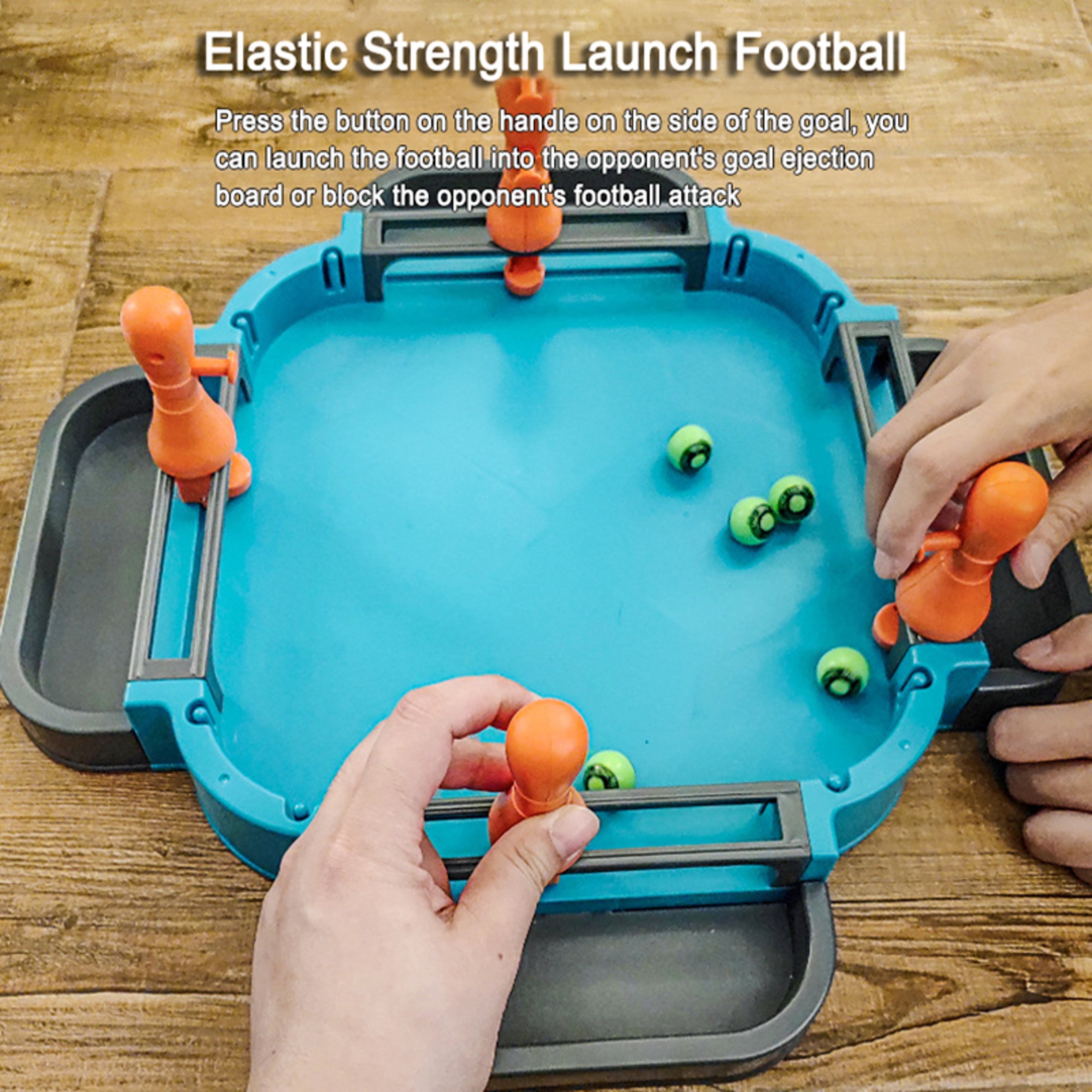 Pinball Battle Table Toys Children Board Games Soccer Marble Shoot Game Family Fun Interactive Soci 2