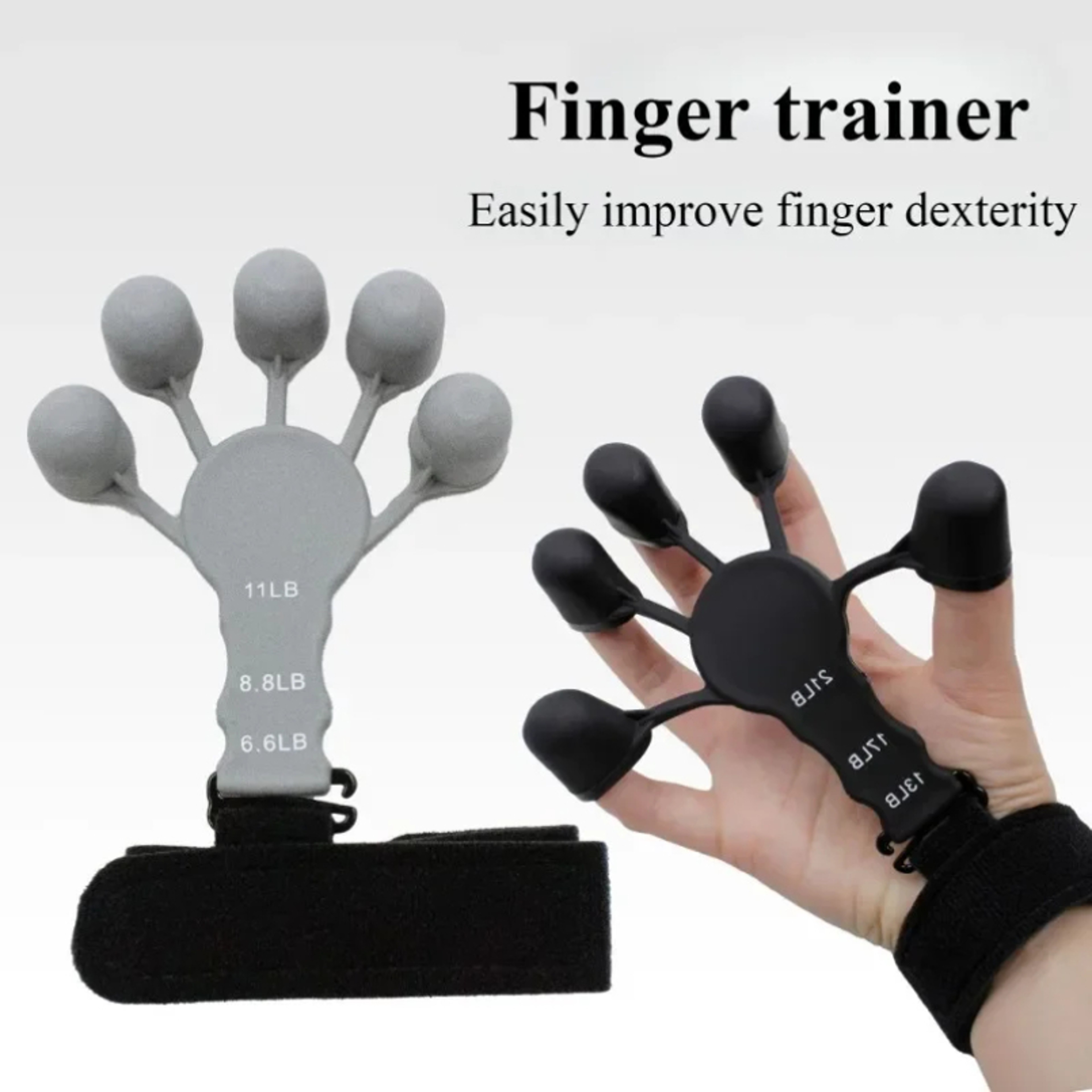 Hand Brush Expander Grips Silicone Grip Finger Exercise Arthritis Grip Trainer For Fitness 1