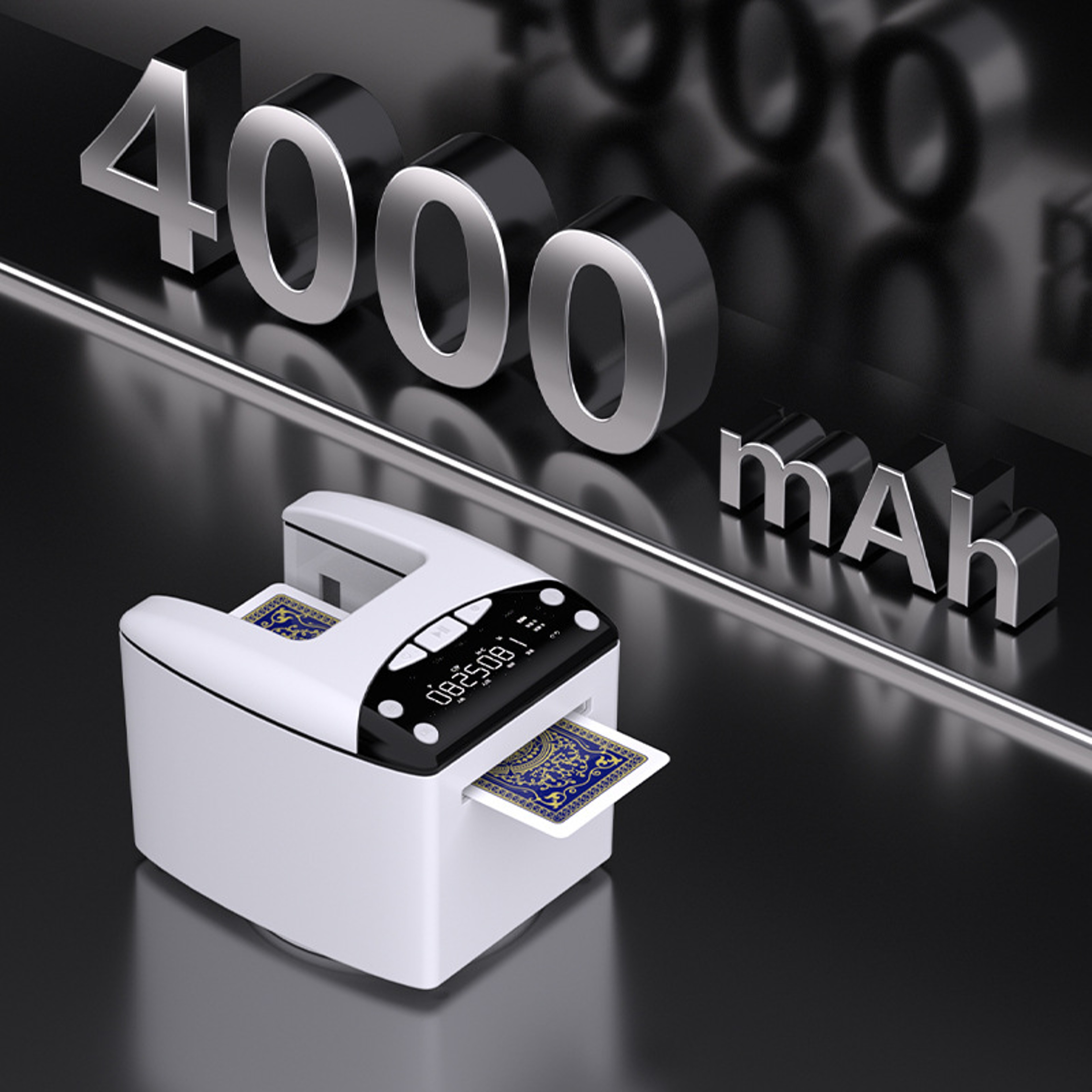 Electric Automatic Card Dealer Machine, Rechargeable Poker Cards Dispenser, Adjustable Speed and Distance Tools – view 6